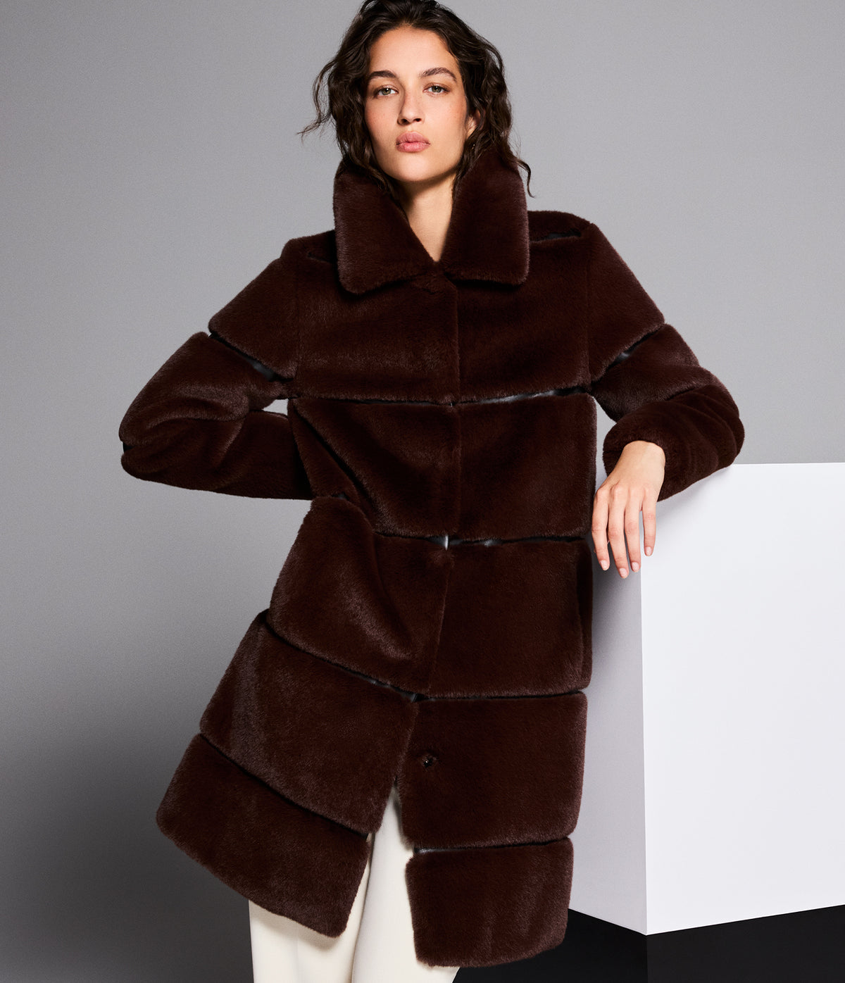 FAUX MINK COAT View 1 | New Arrivals