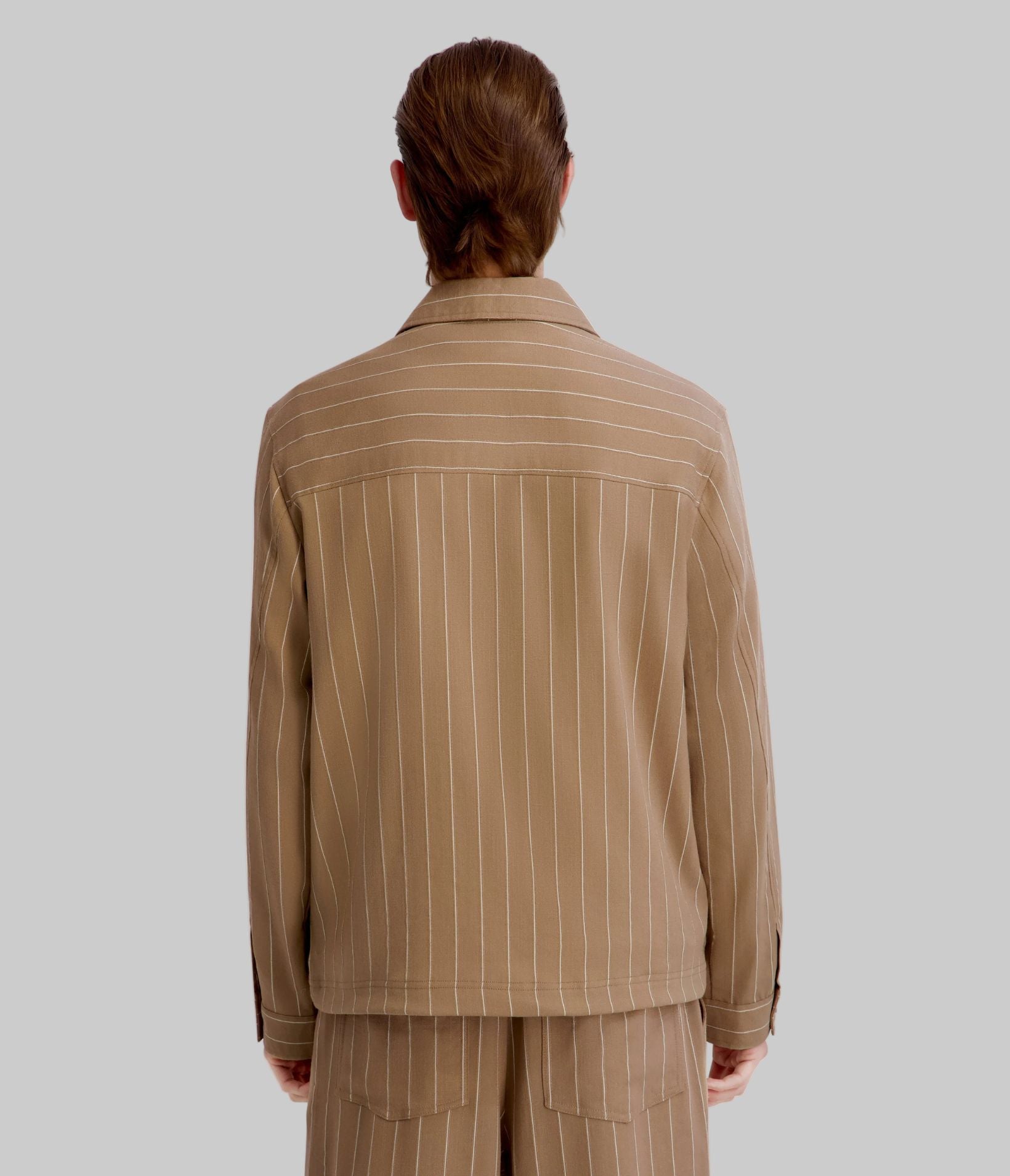 STRIPED SHIRT JACKET View 2 | Men's Clothing