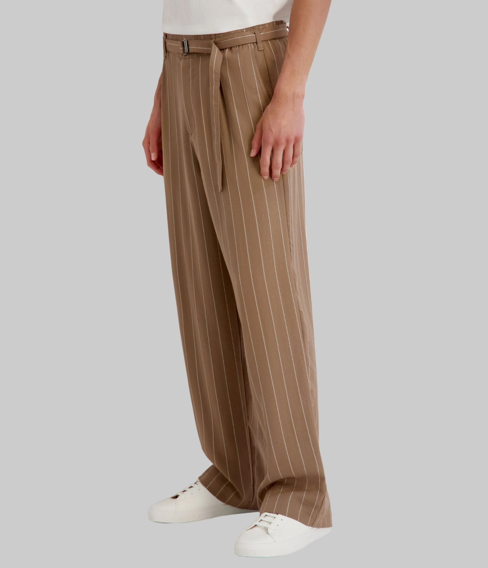 STRIPED RELAXED FIT PANTS VIEW 3 | Holiday Sale
