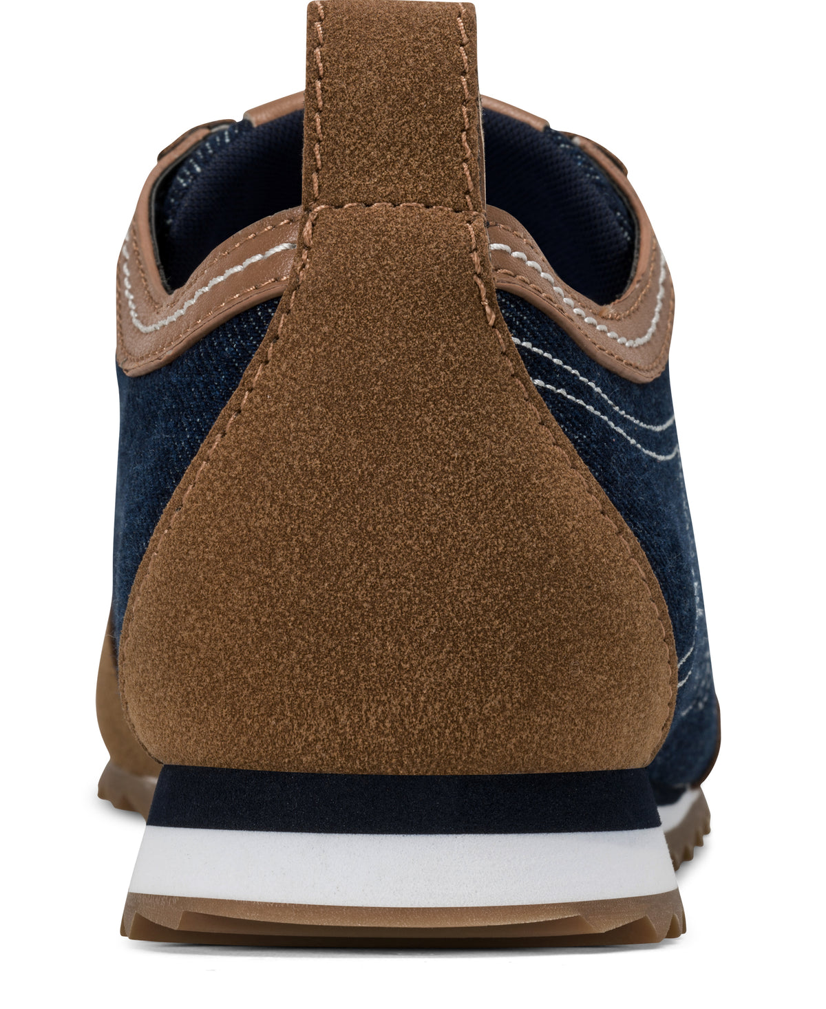 ALARISE SUEDE AND DENIM SNEAKER VIEW 4