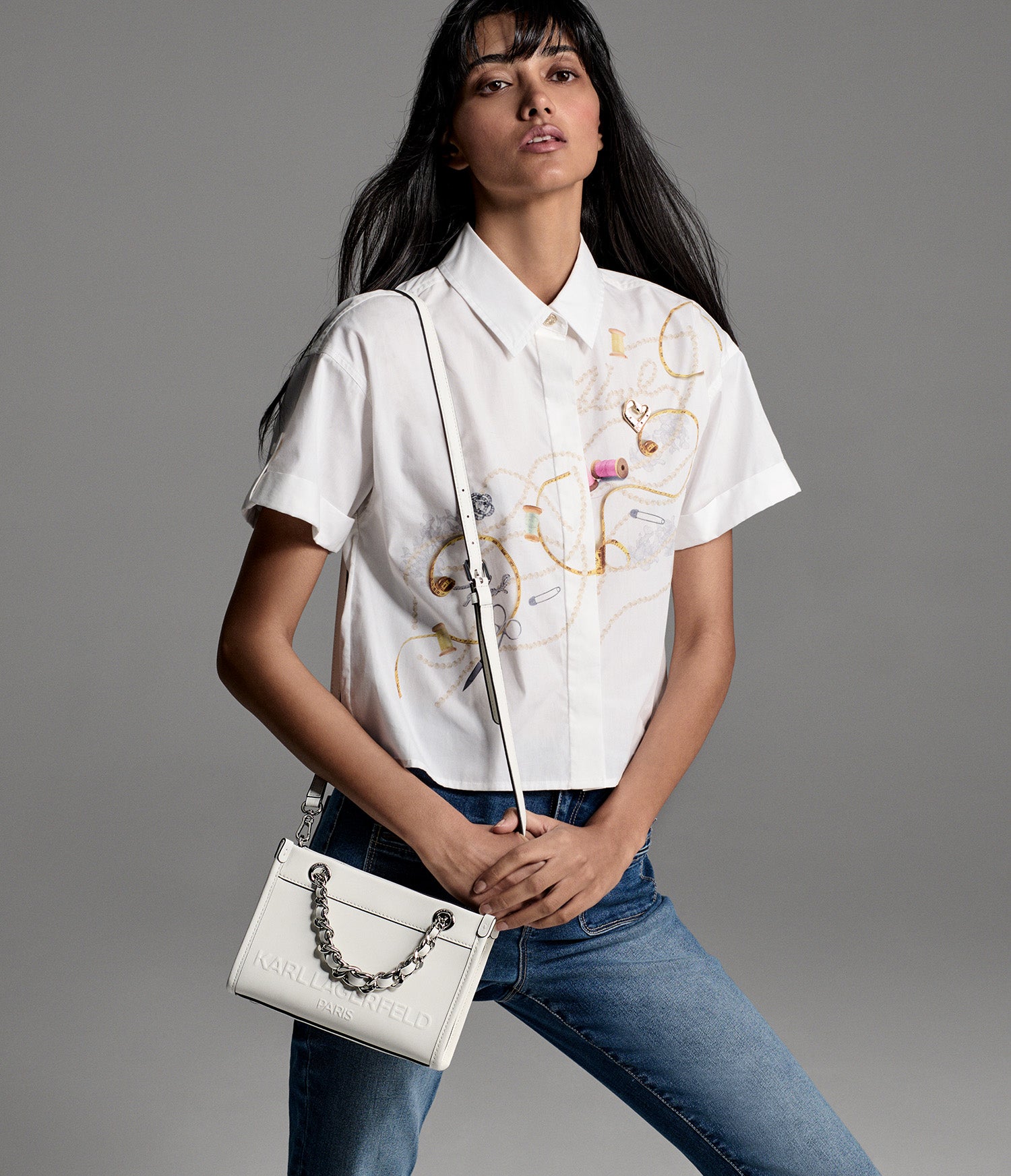 SAVOIE SMALL LEATHER CROSSBODY VIEW 7