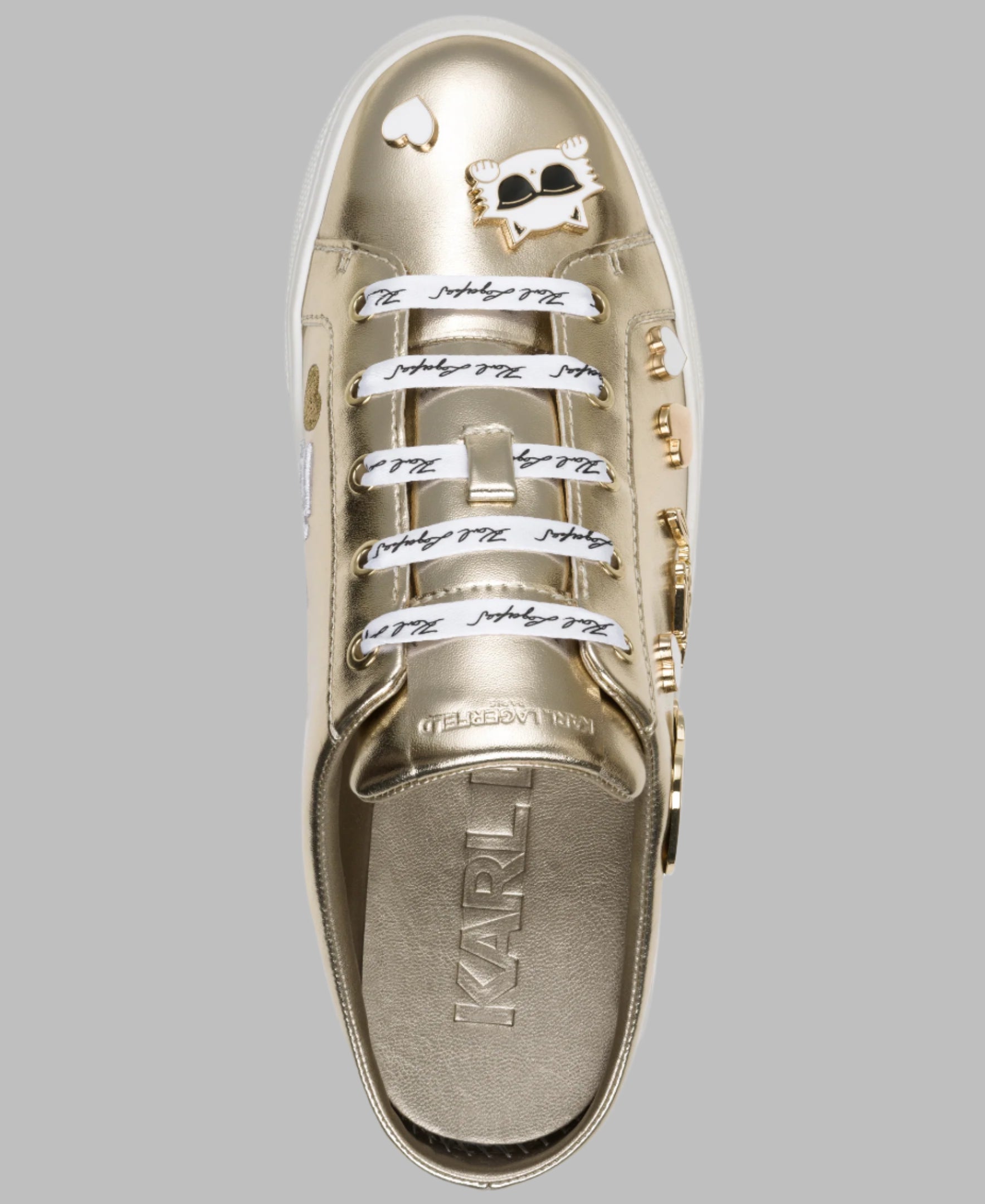 CAMBRIA CATE PIN METALLIC SNEAKER MULE VIEW 3 | Women's Shoes Sale