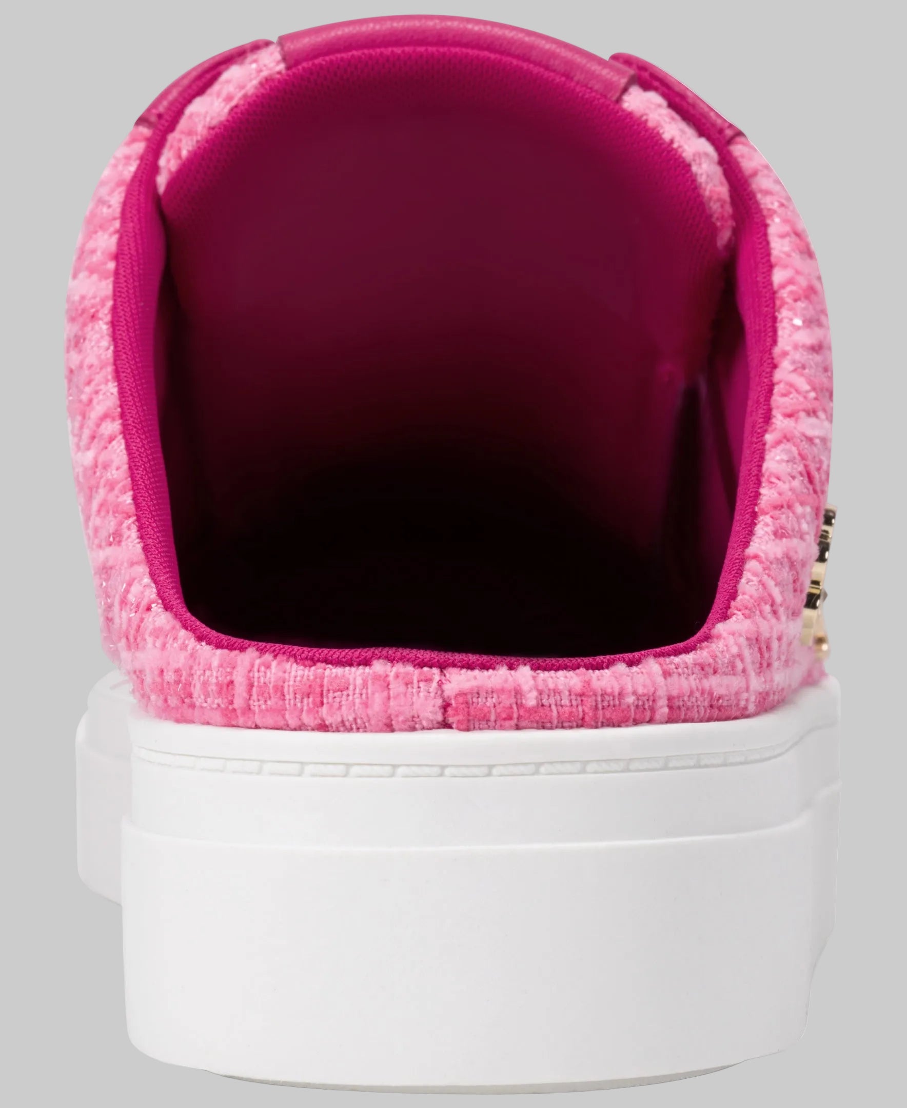 CAMBRIA TWEED MULE WITH PINS VIEW 3