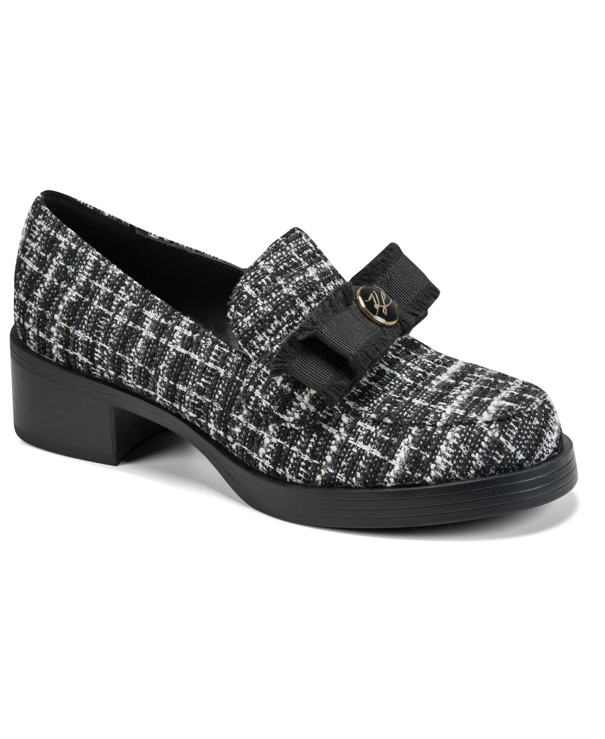 CAROLA METALLIC TWEED LOAFER VIEW 2