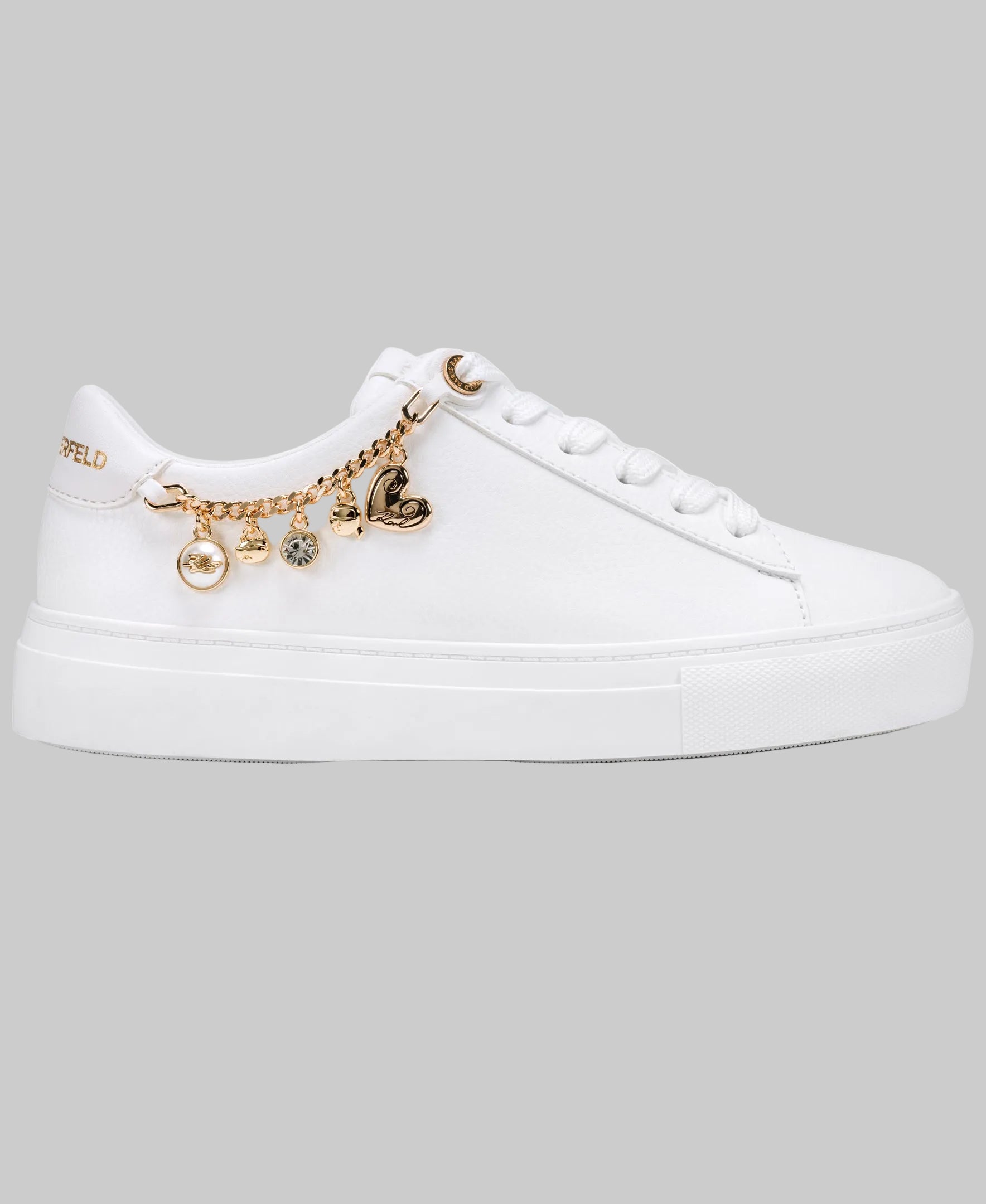 CATE CHARMS LACE UP SNEAKER VIEW 1