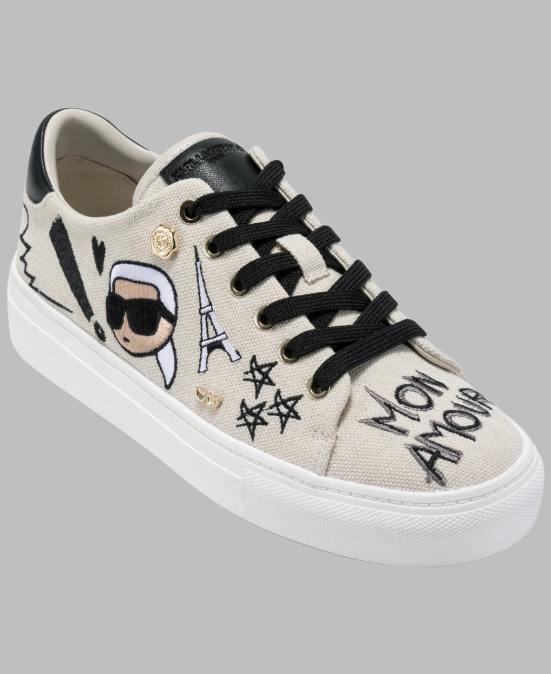 Cate Ikonic Lace Up Sneaker Sneakers Karl Lagerfeld Paris