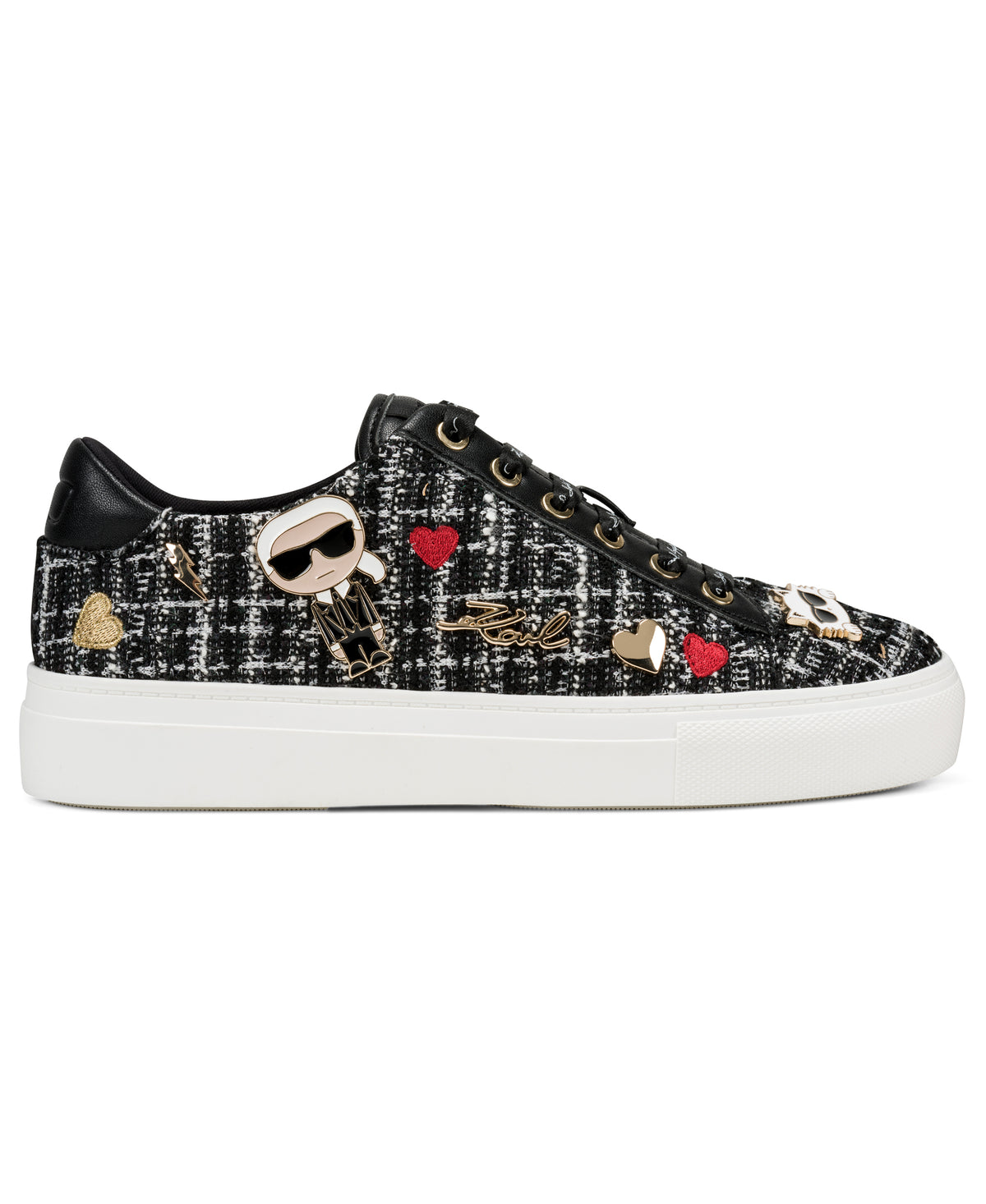 CATE PINS LACE UP SNEAKER VIEW 1