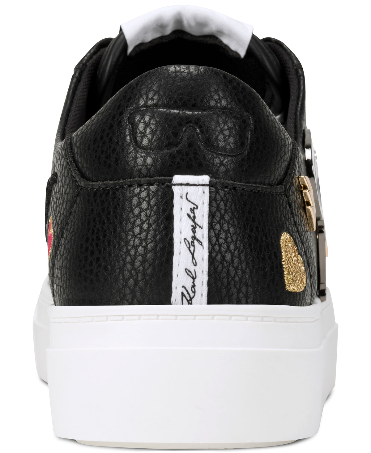 CATE LEATHER EMOJI PIN SNEAKER VIEW 3 | Women's Sale
