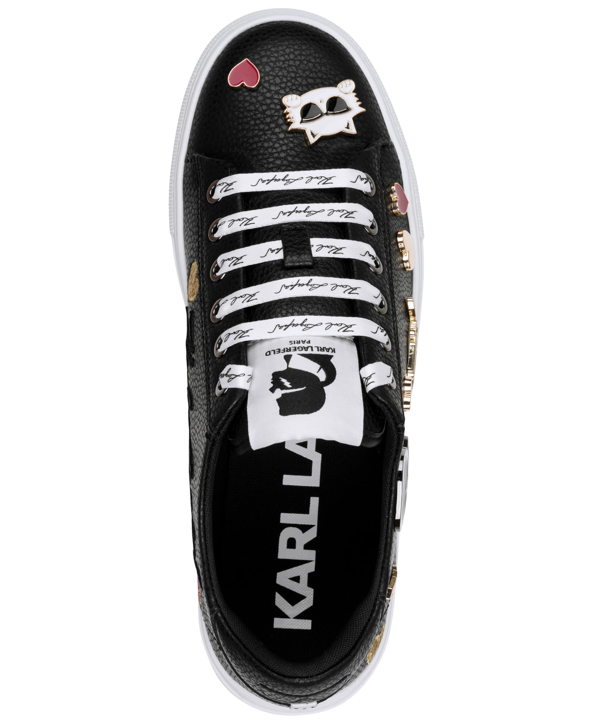 CATE LEATHER EMOJI PIN SNEAKER VIEW 4 | Women's Sale