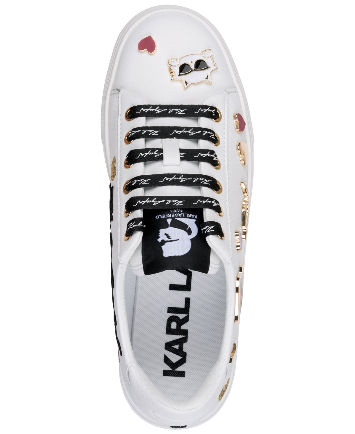 CATE LEATHER EMOJI PIN SNEAKER VIEW 4