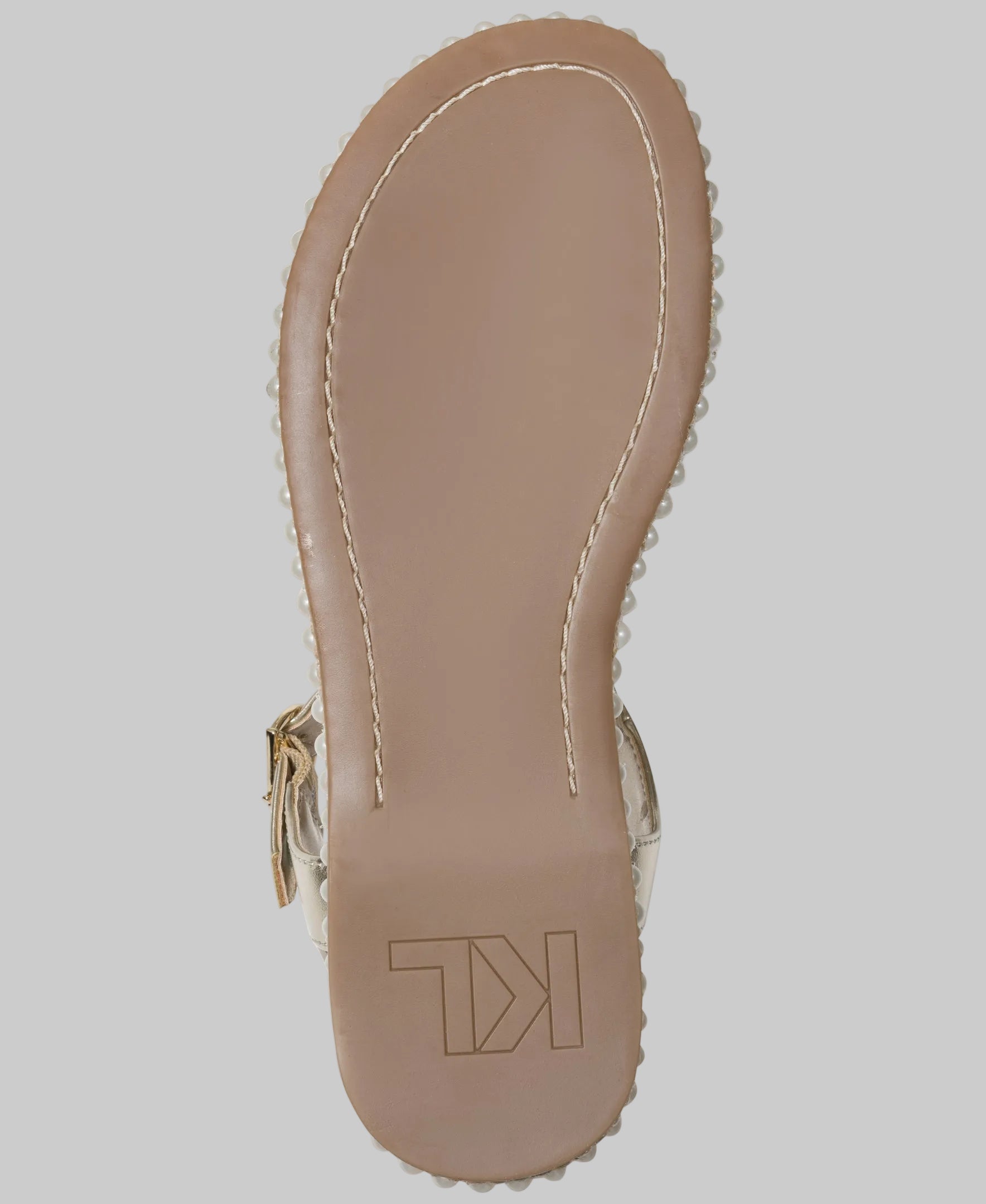 Cresson Metallic Pearl Ankle Strap Sandal | Sandals | Karl