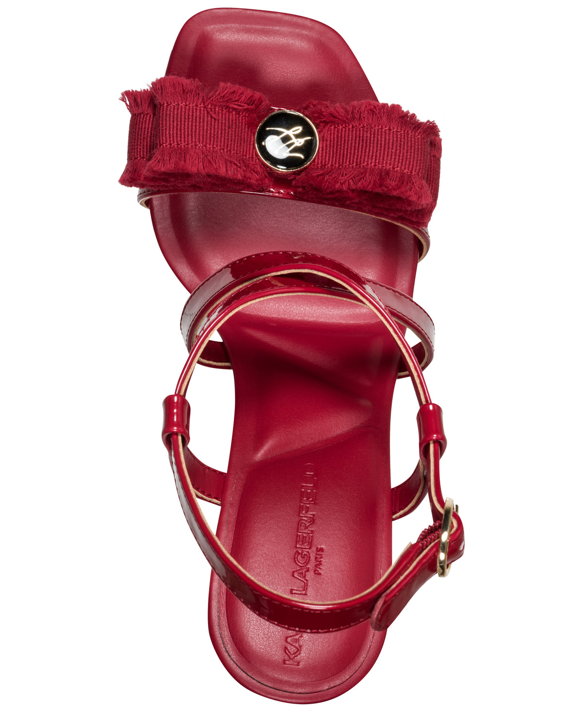 CURRIN PATENT STILETTO SANDAL VIEW 4