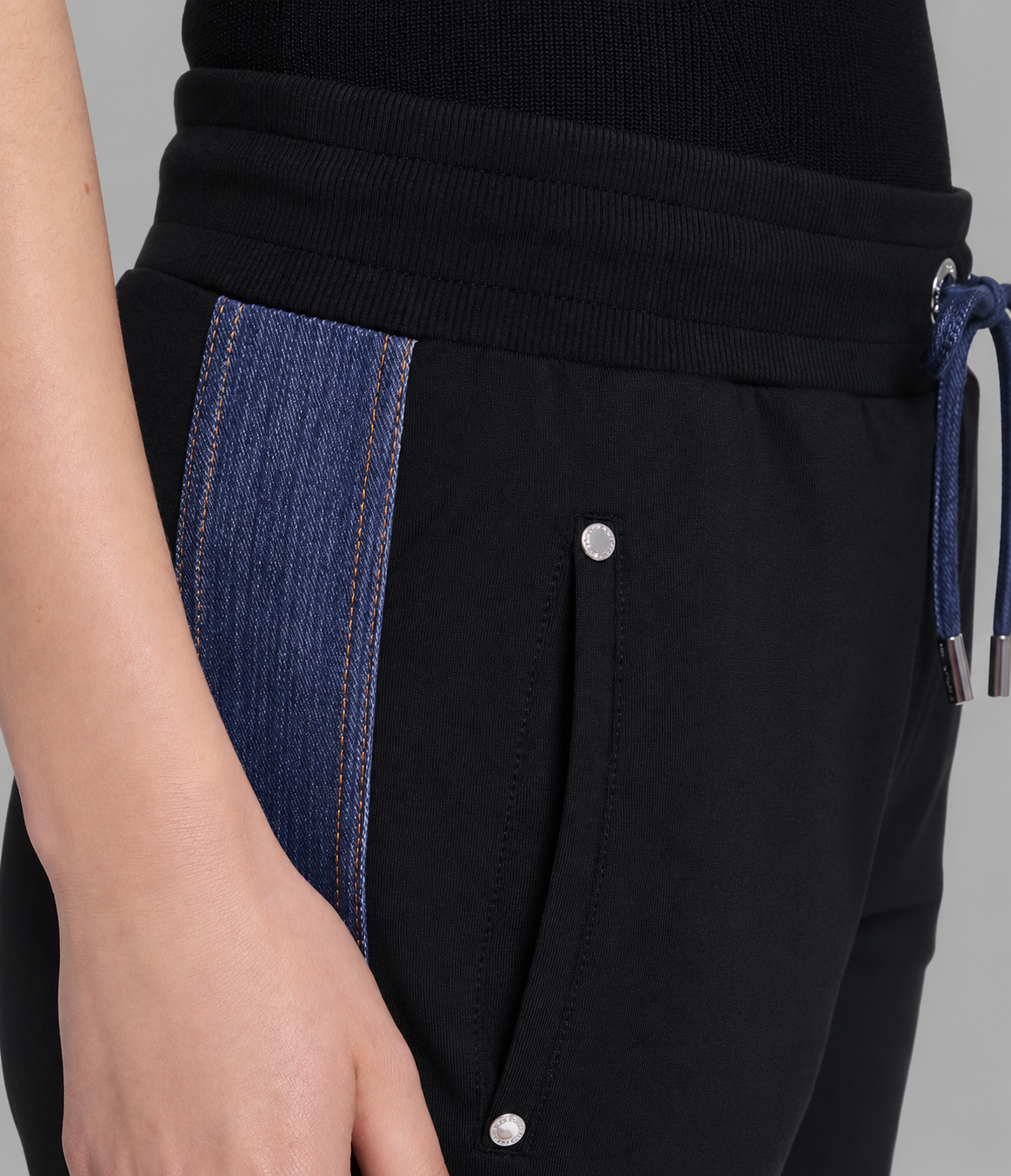 DENIM TRIM JOGGERS VIEW 7