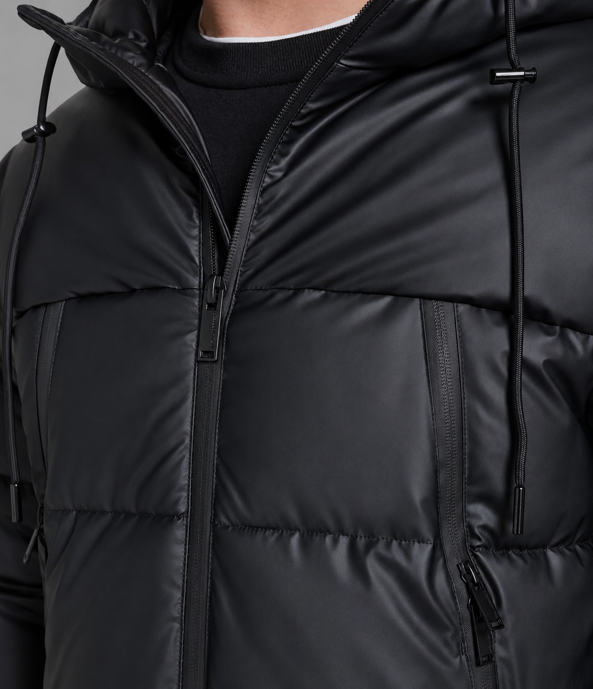 MID WEIGHT HOODED PUFFER WITH POCKETS VIEW 8 | Online Exclusive