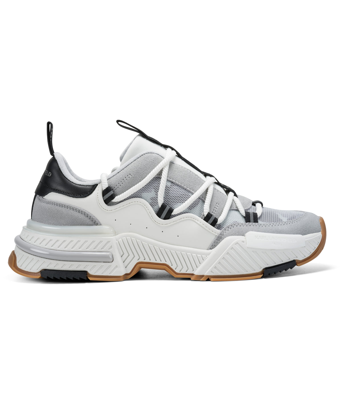 DOMINIC LEATHER AND MESH SNEAKER VIEW 1