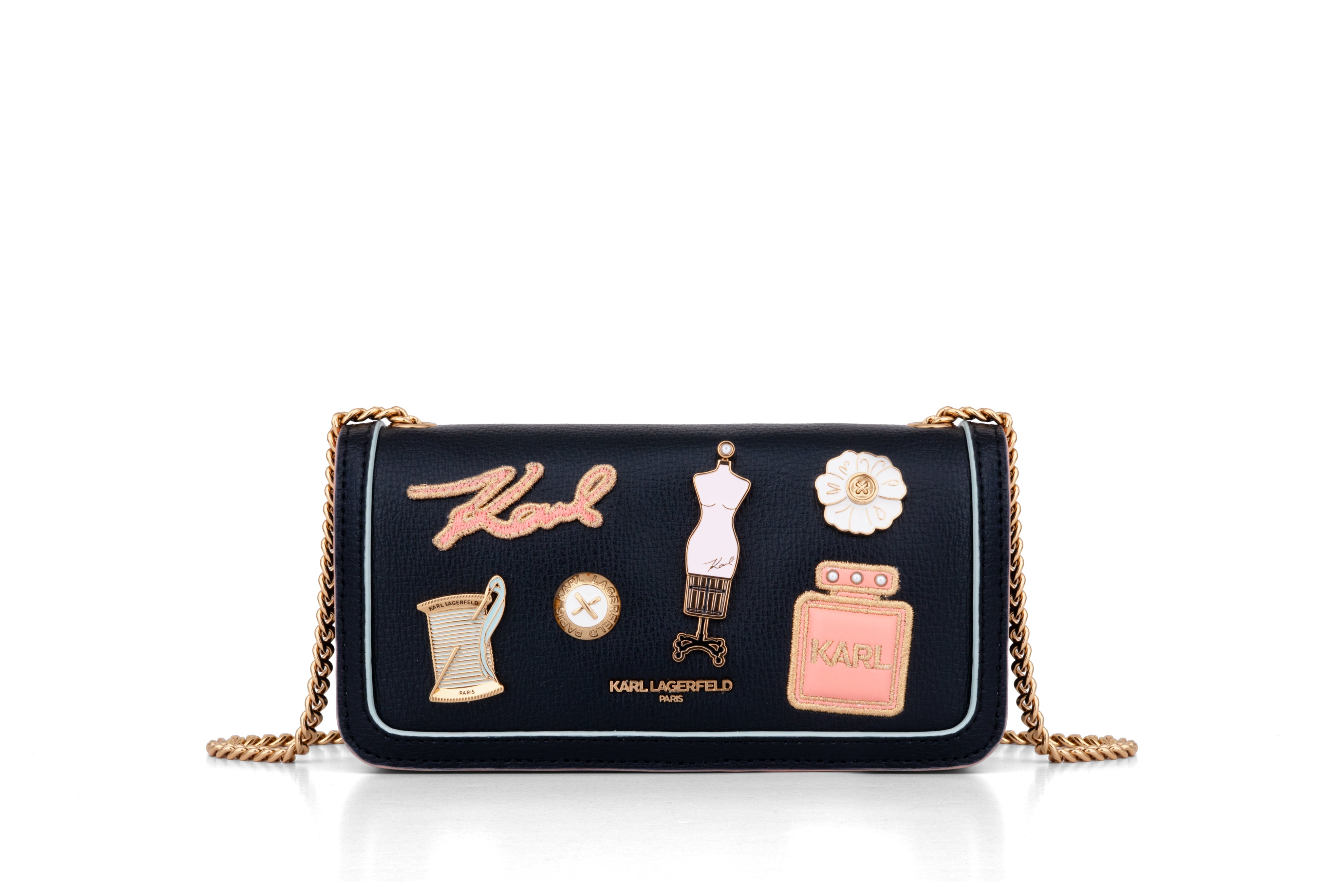 KOSETTE SHOULDER BAG WITH OVERSIZED FASHION PINS View 2 | Women's Shoulder Bags