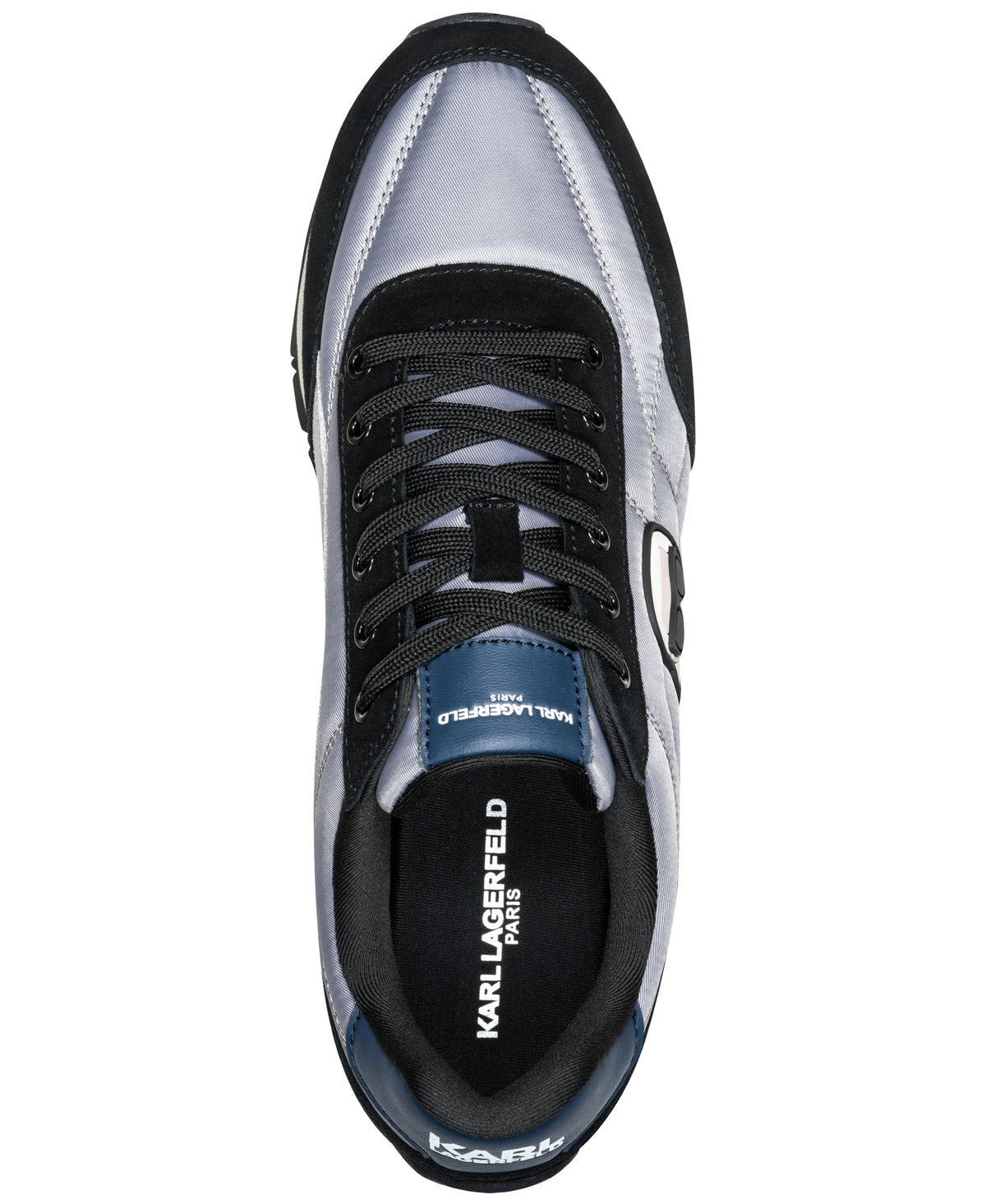 GAULT LACE UP SNEAKER WITH SIDE KARL PATCH VIEW 4