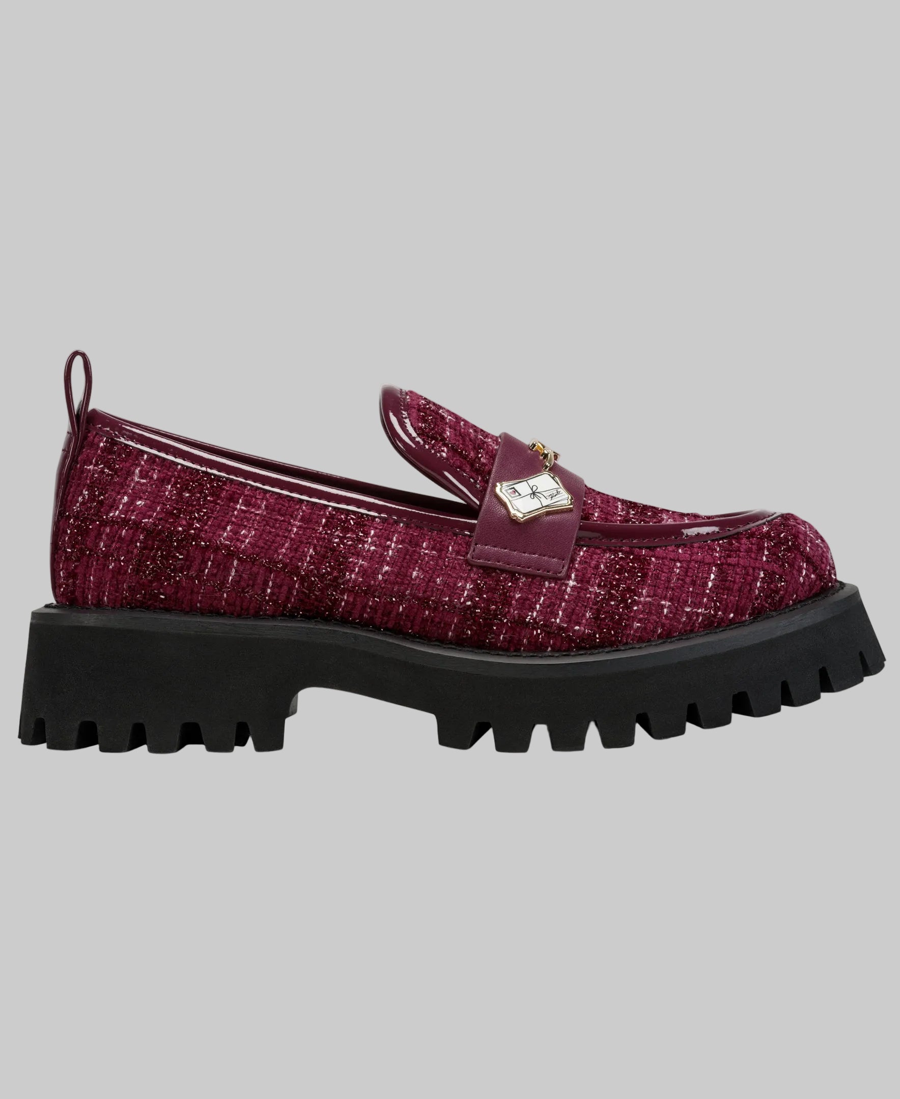 GREENLY LUG LOAFER WITH PINS VIEW 1