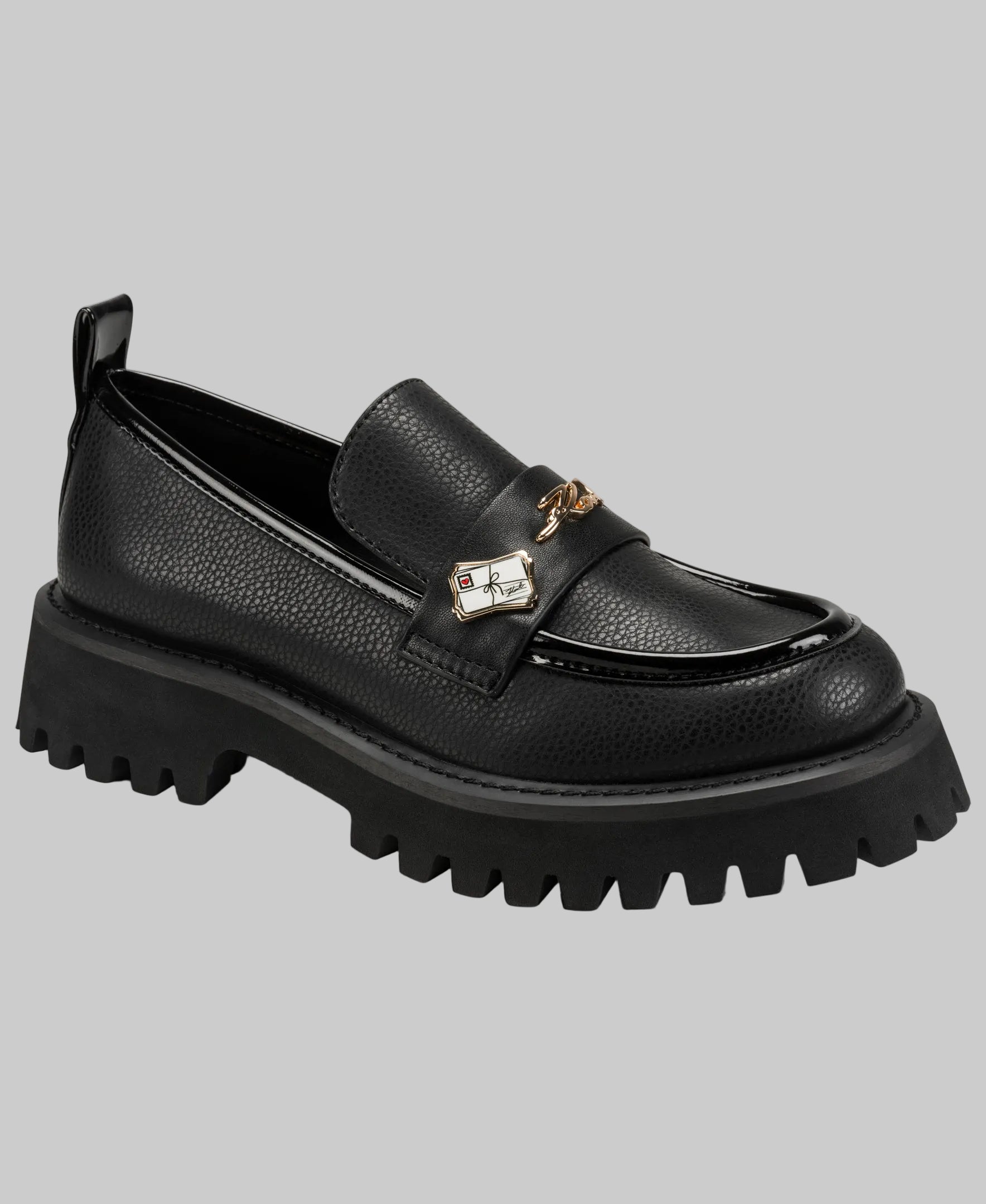 GREENLY LUG LOAFER WITH PINS VIEW 2