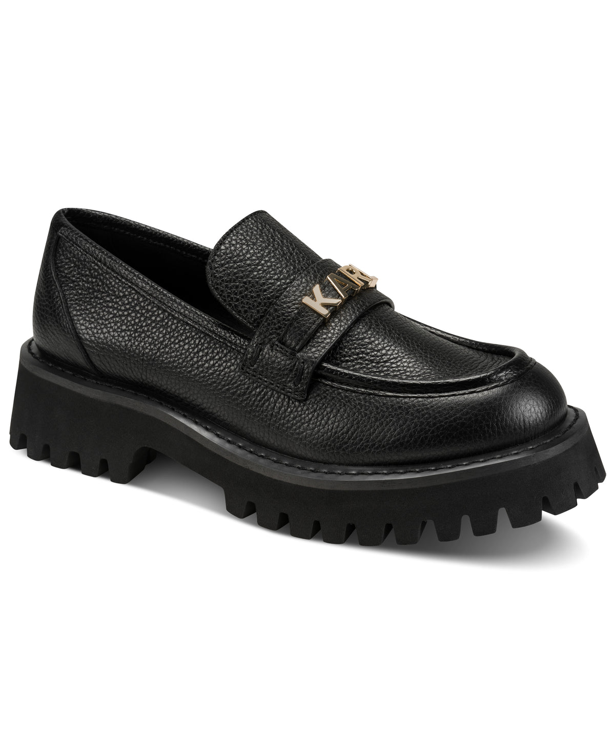 GWEN LOGO LUG LOAFER VIEW 2