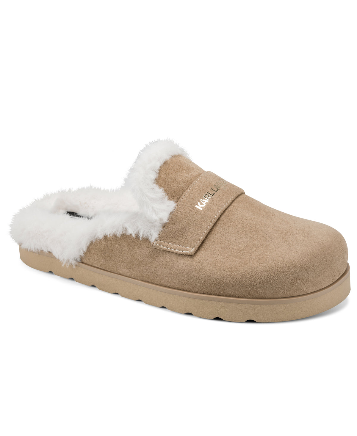 ILLARIA SUEDE LOGO CLOG VIEW 2