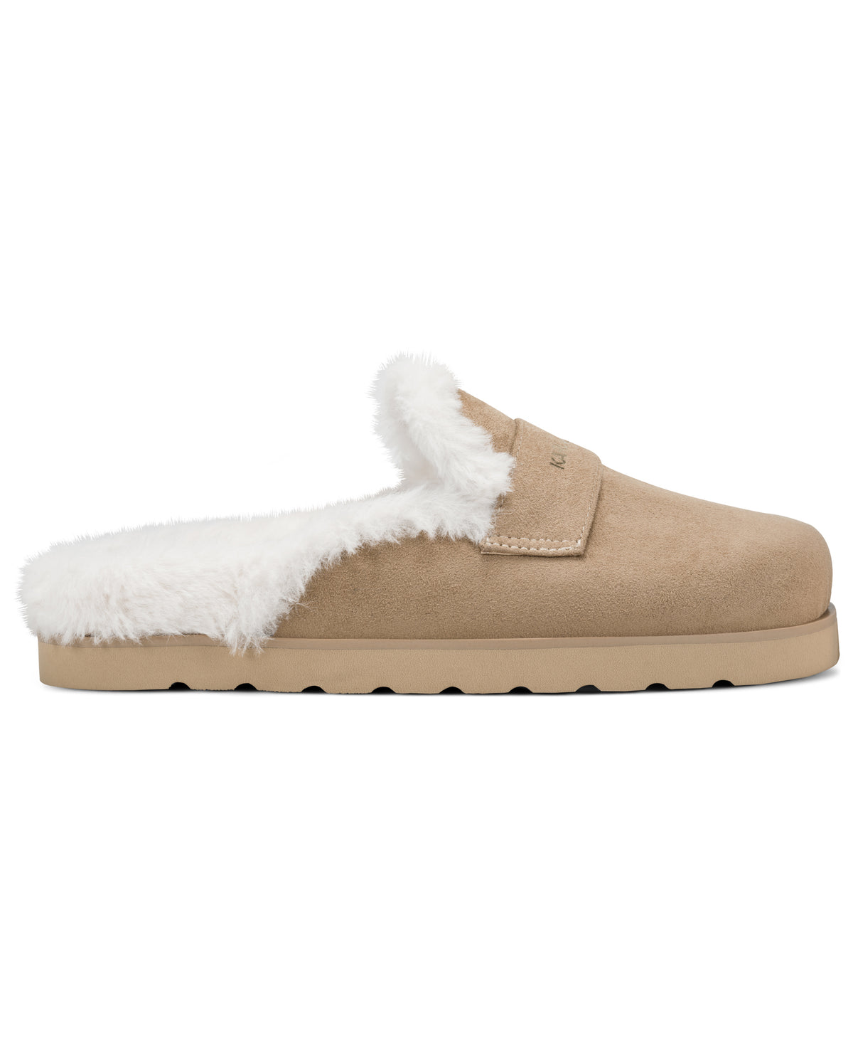 ILLARIA SUEDE LOGO CLOG VIEW 1