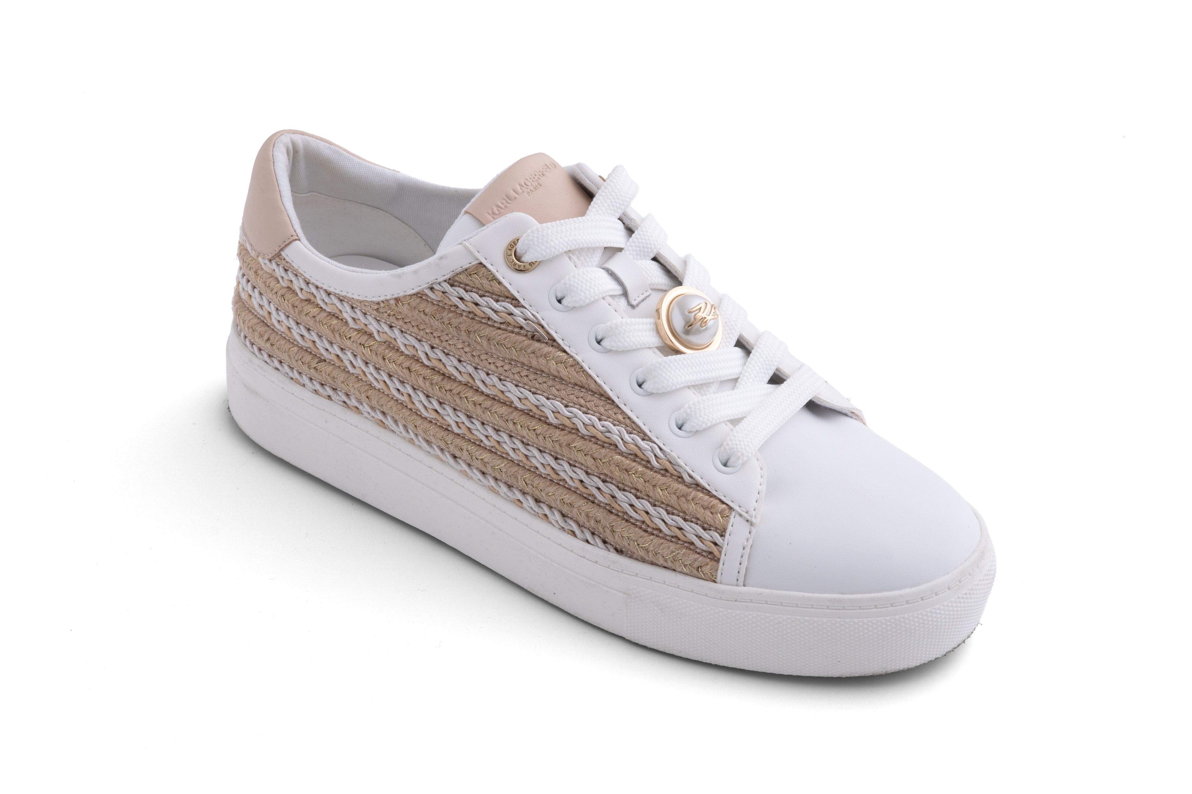 CATE PEARL RAFFIA SNEAKER View 2 | Women's Sneakers