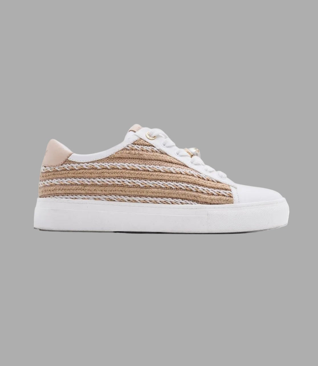 CATE PEARL RAFFIA SNEAKER VIEW 3