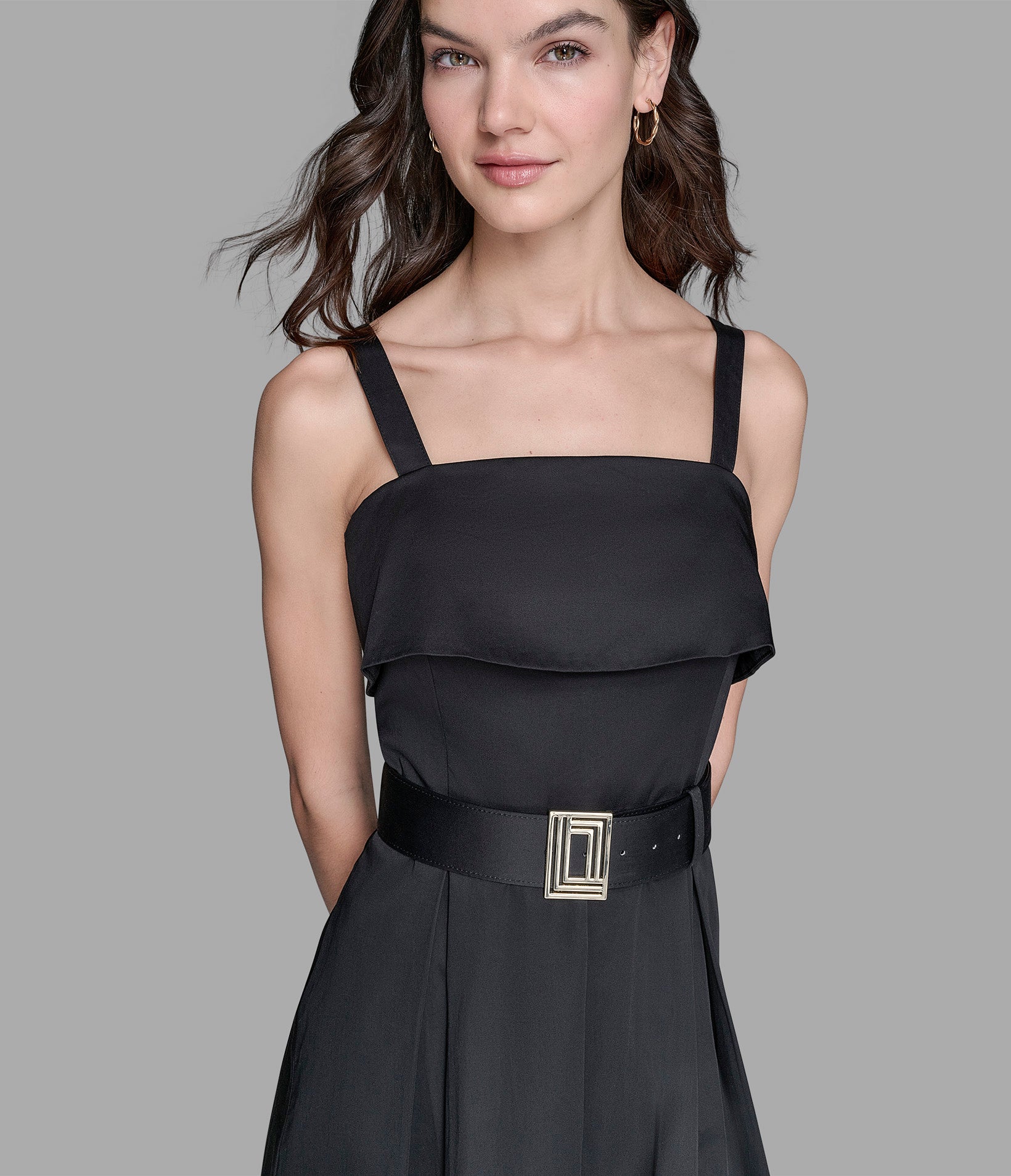 BELTED MIDI DRESS VIEW 5