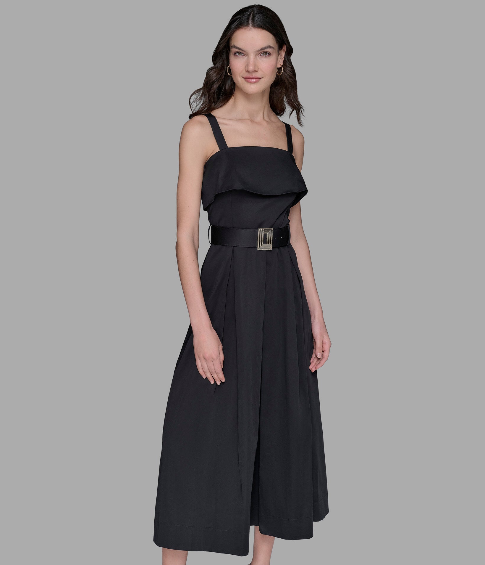 BELTED MIDI DRESS VIEW 4