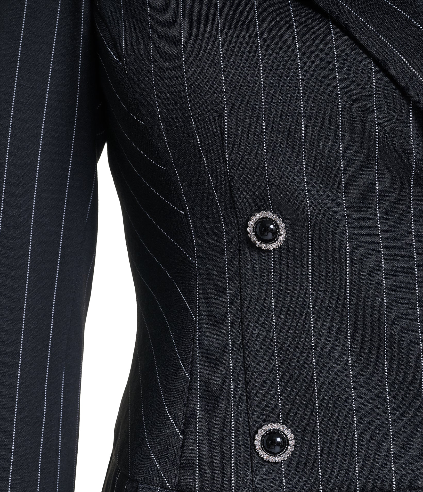 PINSTRIPE BLAZER DRESS VIEW 6