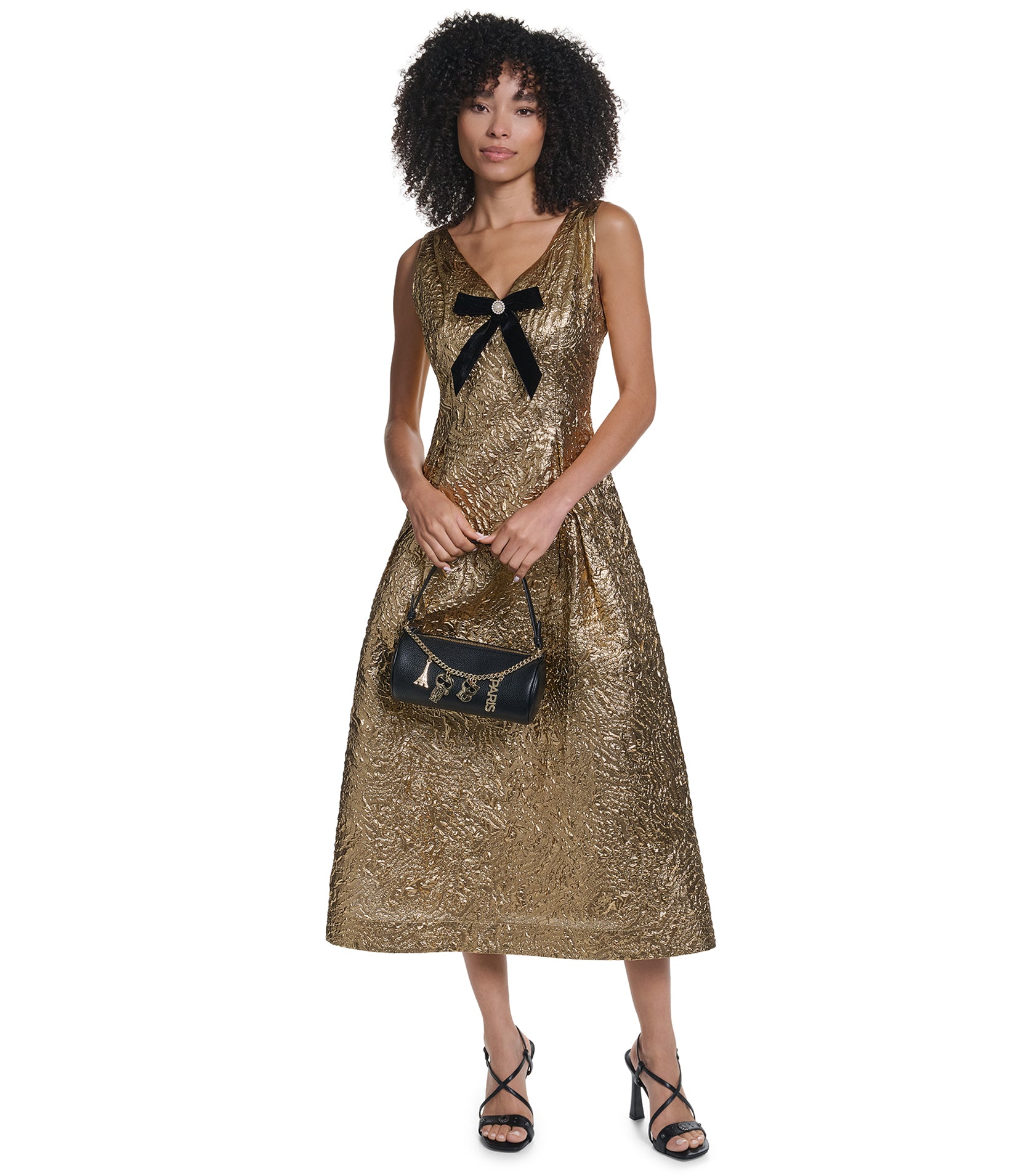 SLEEVELESS MIDI DRESS VIEW 1
