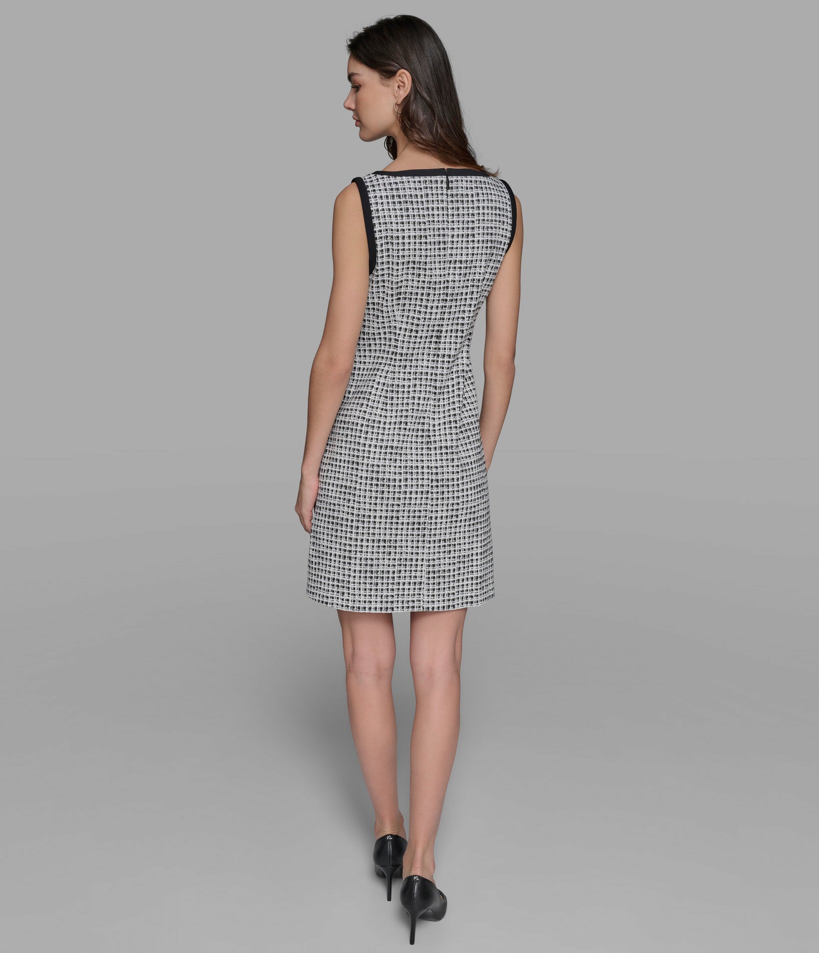 GRID JACQUARD DRESS View 2 | Women's Dresses & Jumpsuits