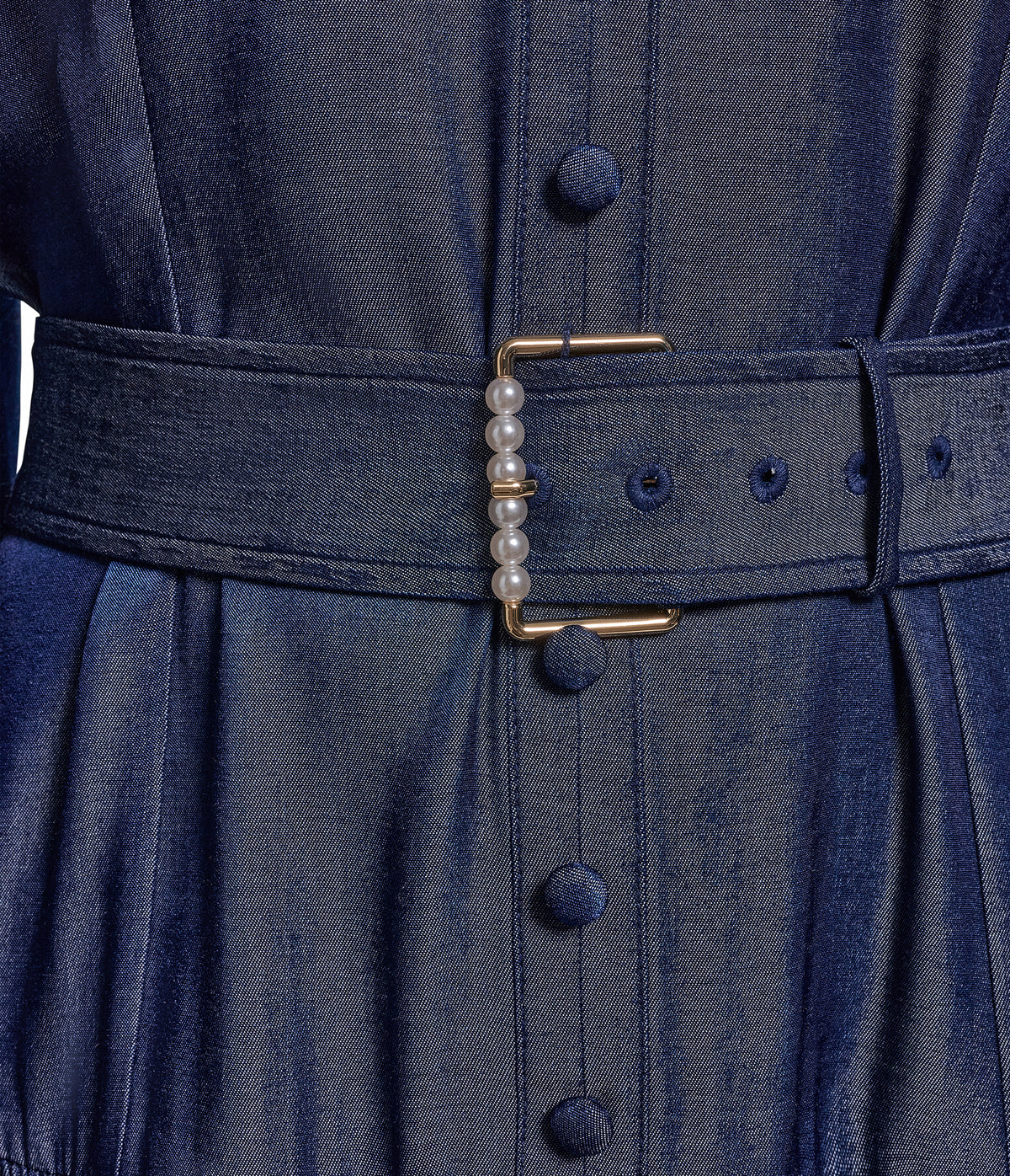 DENIM SHIRT DRESS VIEW 8