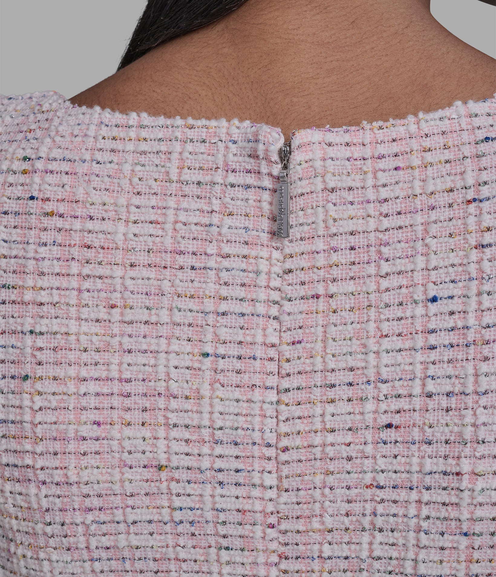 KNIT TWEED DRESS VIEW 6 | New Women's Clothing