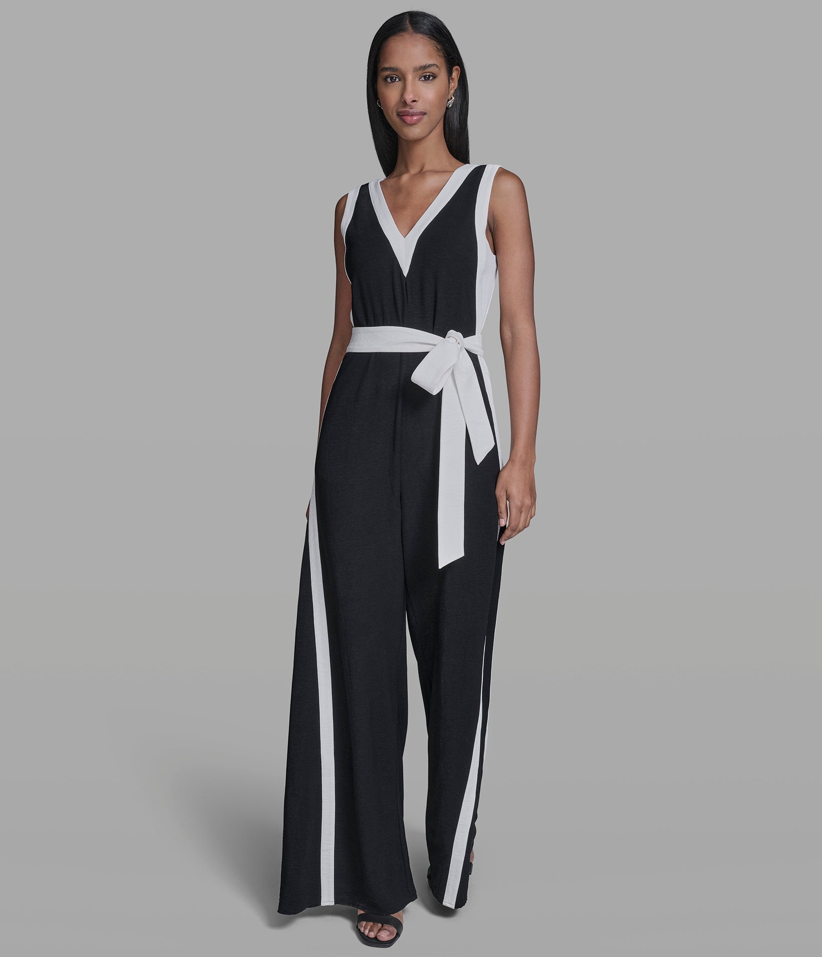 CONTRAST TRIM JUMPSUIT View 1 | Products