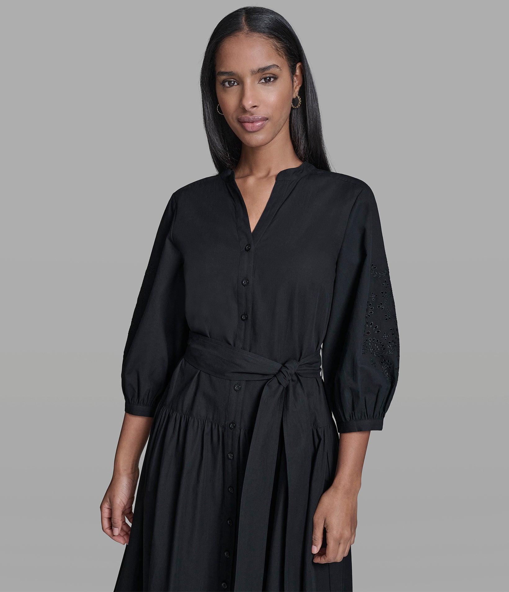 EYELET HEM SHIRT DRESS VIEW 5 | Women's Dresses & Jumpsuits