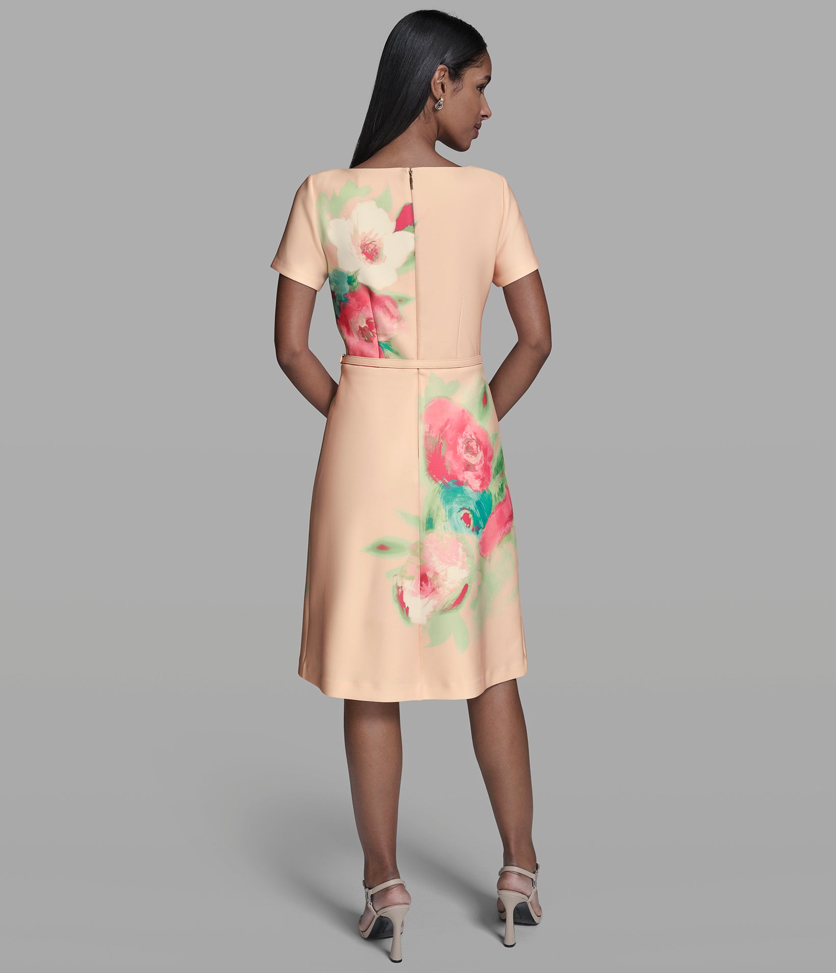 FLORAL PRINT DRESS View 2 | Women's Clothing