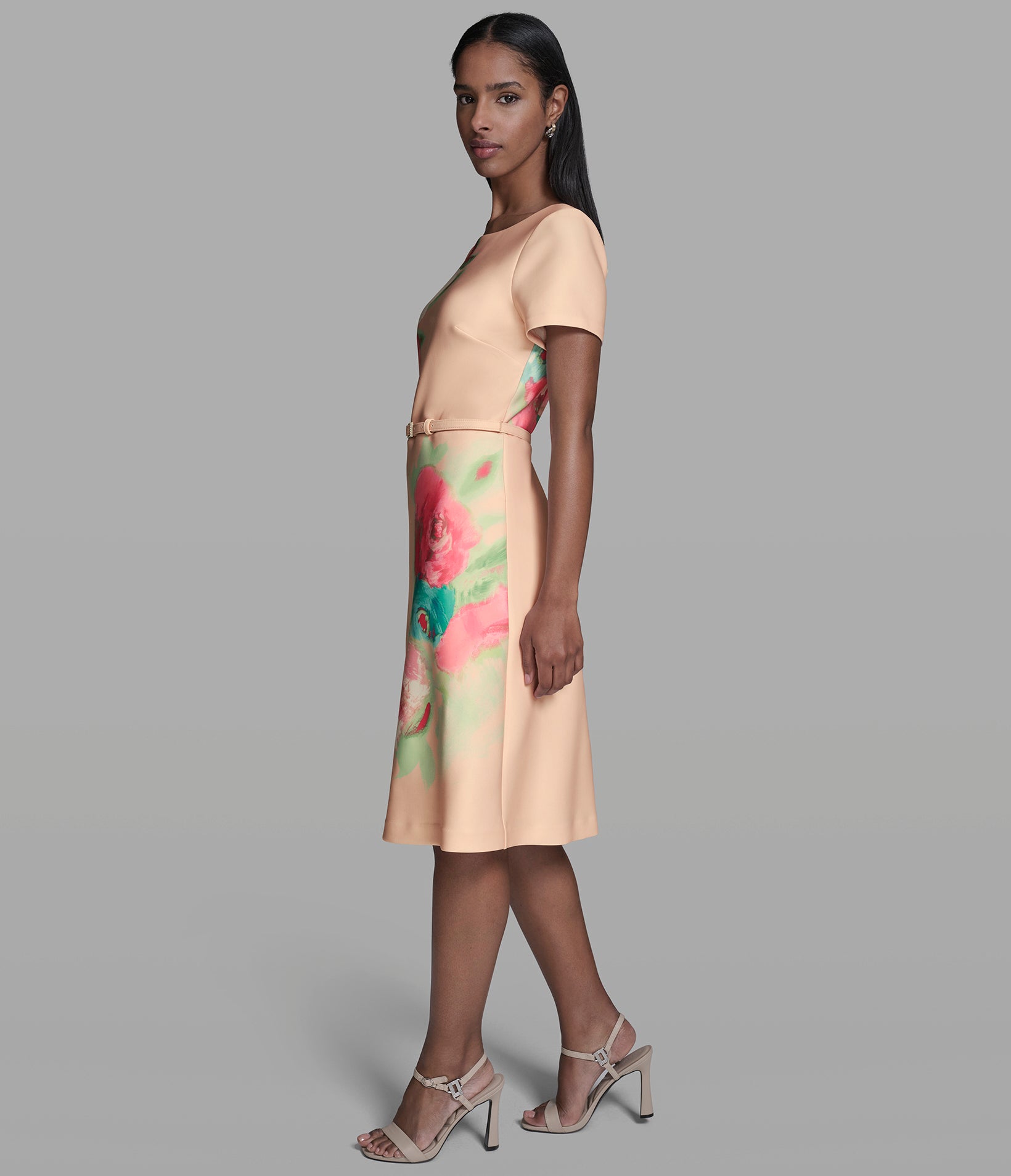 FLORAL PRINT DRESS VIEW 3 | Women's Clothing