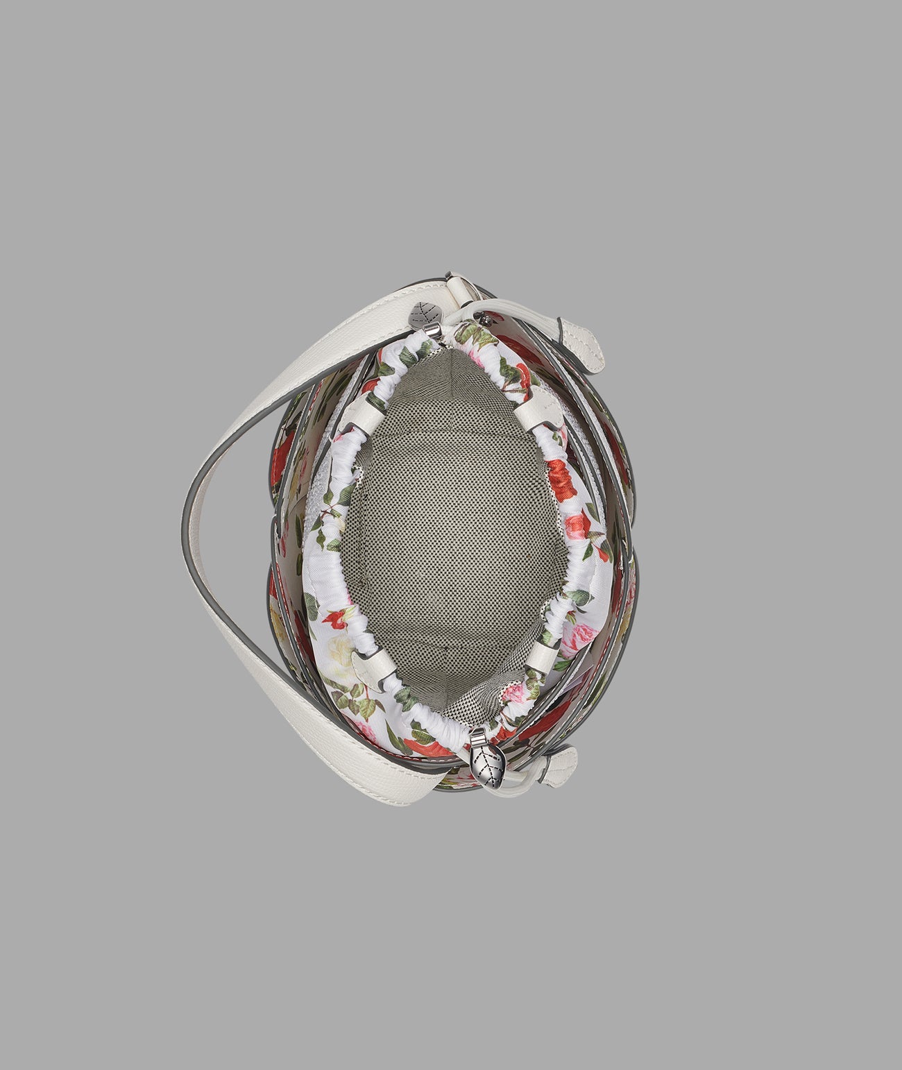 IKON FLOWER BUCKET BAG WITH RHINESTONES VIEW 4