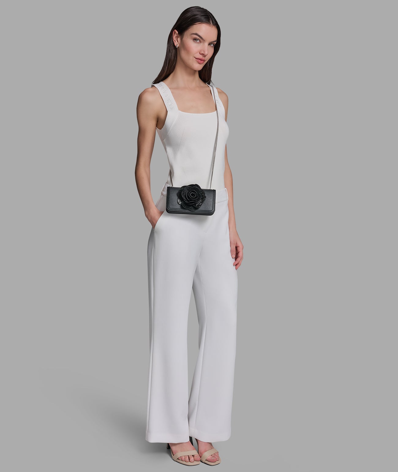 KOSETTE SHOULDER BAG WITH FLOWER VIEW 7 | Women's Shoulder Bags