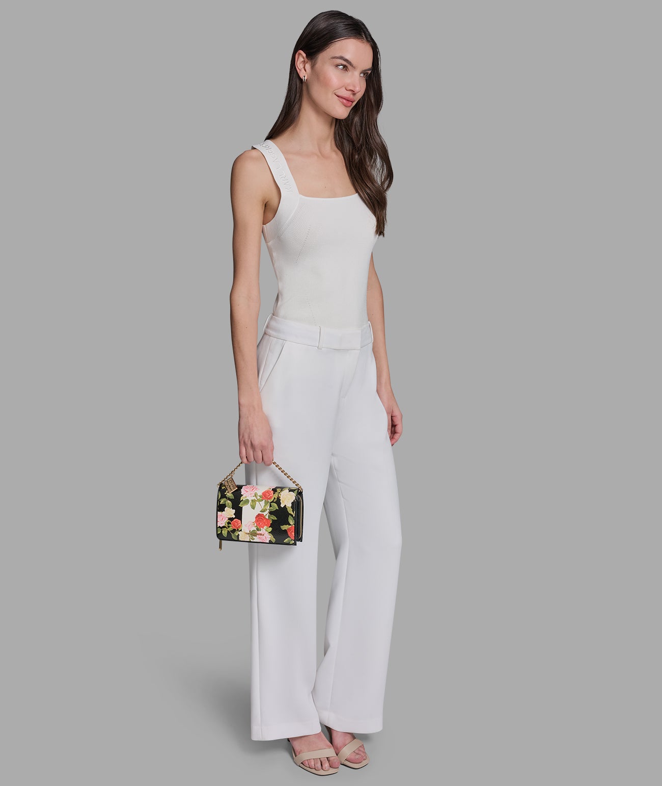 LOURDES CROSSBODY WITH FLOWERS VIEW 8 | Women's Bags