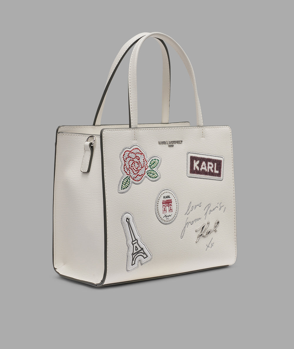 Maybelle Satchel With Patches | Crossbodies & Satchels | Karl Lagerfeld ...