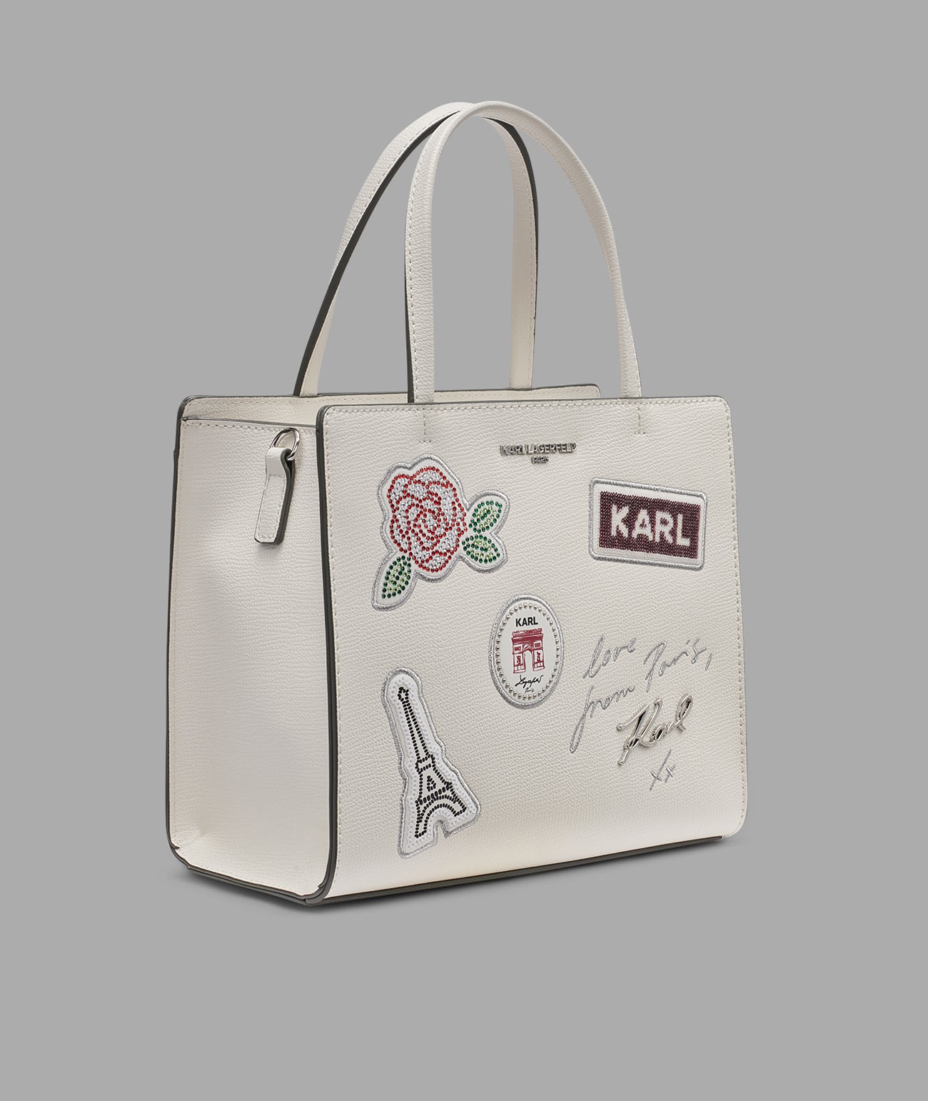 MAYBELLE SATCHEL WITH PATCHES View 2 | Women's Bags