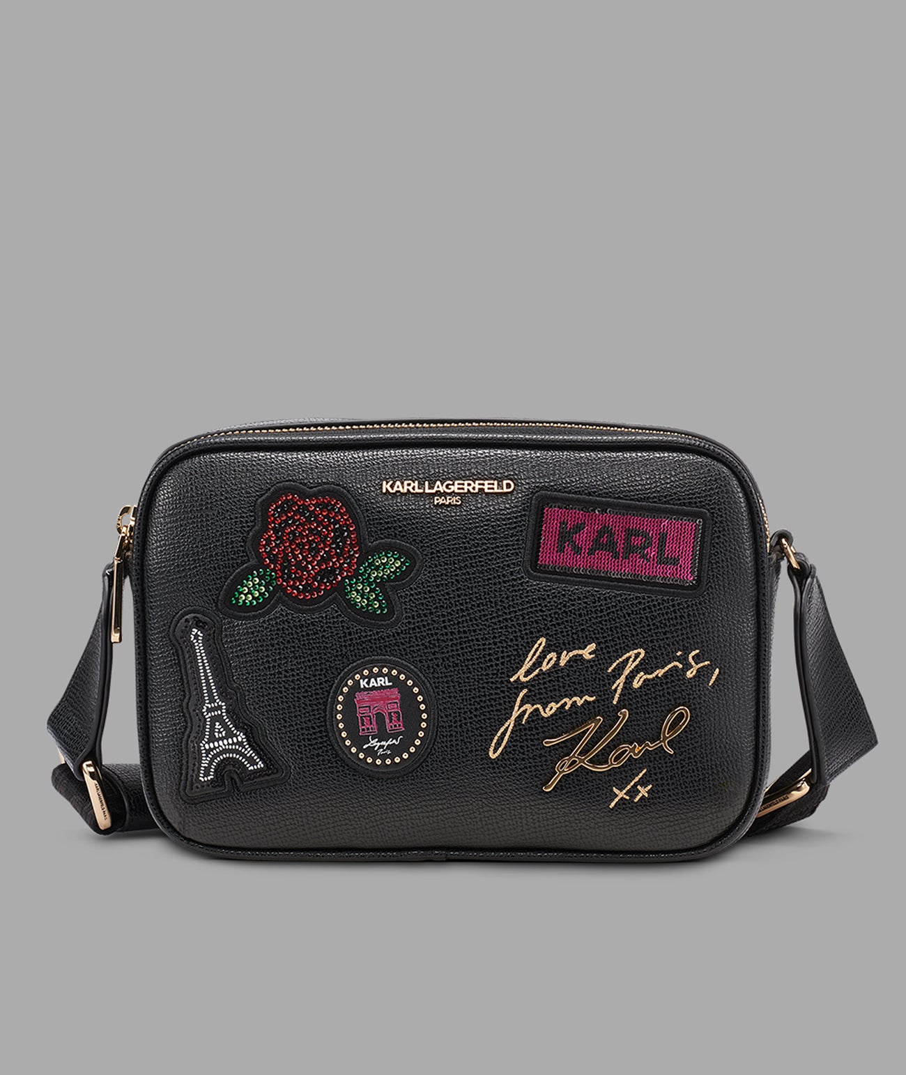 MAYBELLE CROSSBODY WITH PARIS PATCH View 1 | Women's Bags