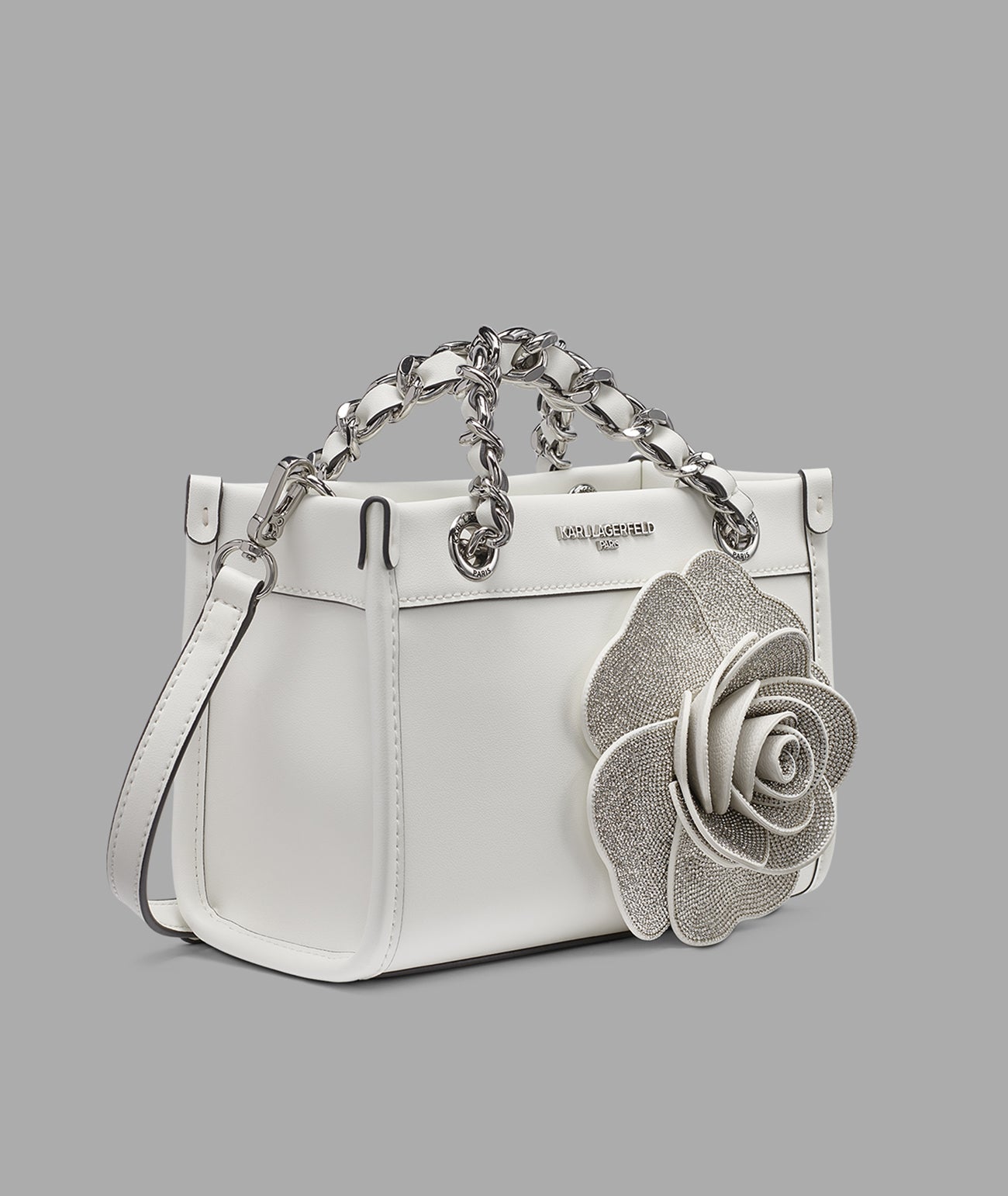 SAVOIE SMALL LEATHER CROSSBODY WITH FLOWER View 2 | Women's Bags