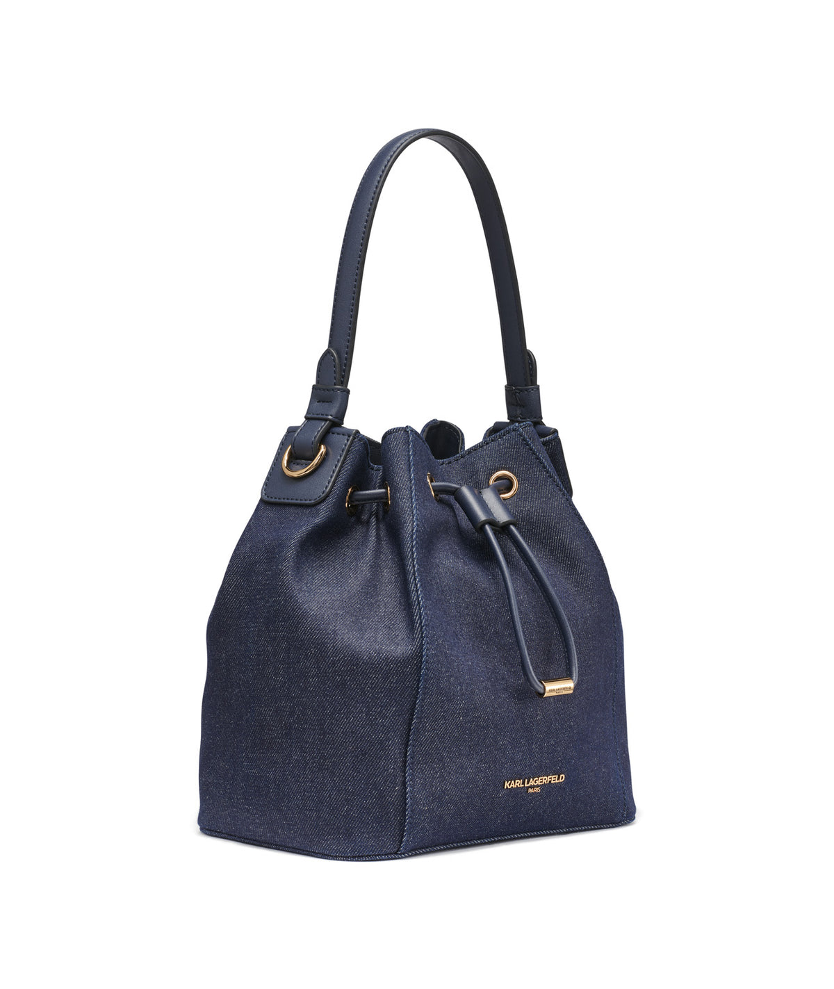 ADELE DENIM PIN BUCKET CROSSBODY VIEW 2