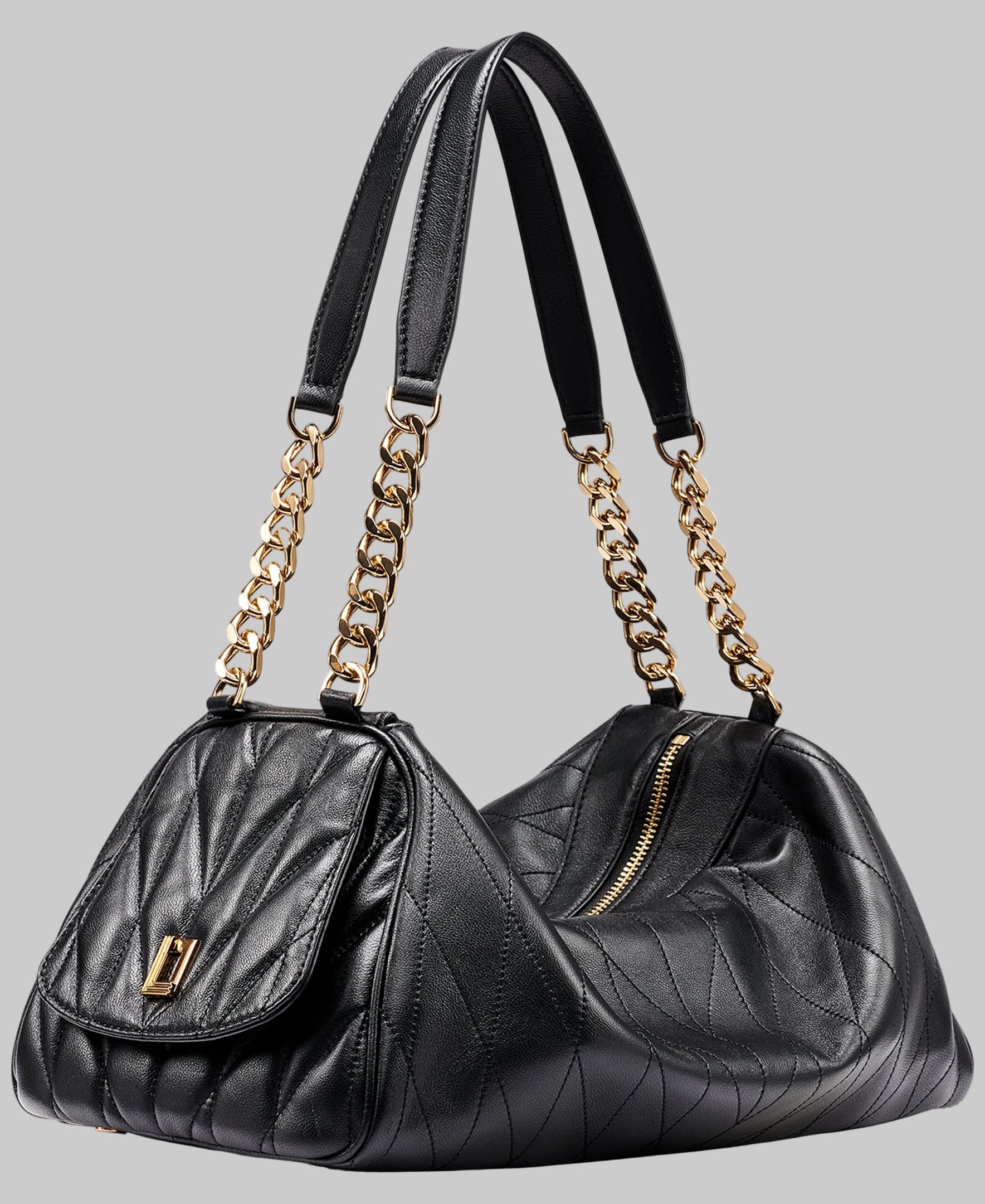 LAFAYETTE SATCHEL WITH KARL PUFF CHARM VIEW 3