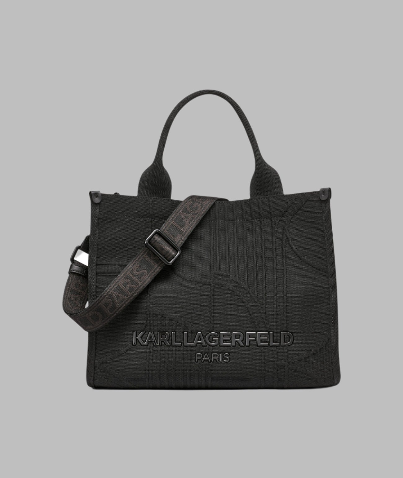 Borsa Karl Lagerfeld Choupette Saffiano Nero - Monogramma, Modello KLWBSAKHPCK - Foto 6