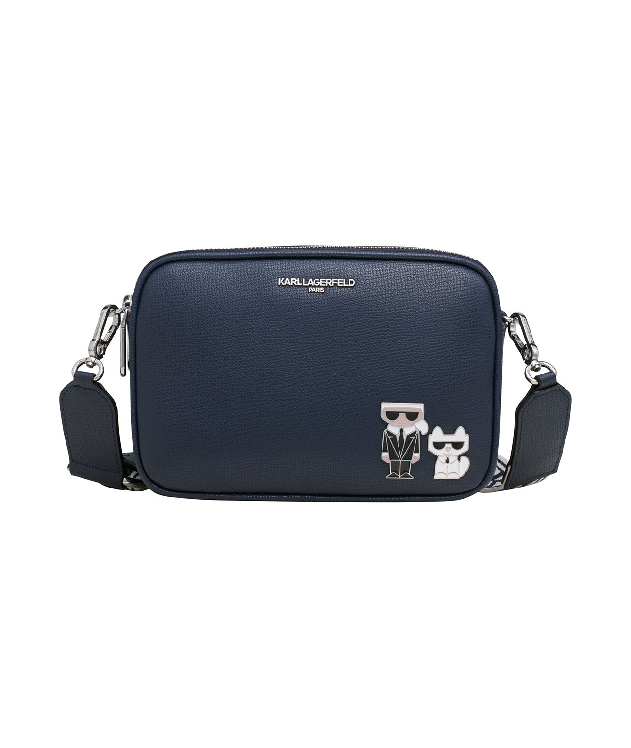 MAYBELLE ROUND HEAD DUO CAMERA CROSSBODY | Karl Lagerfeld Paris